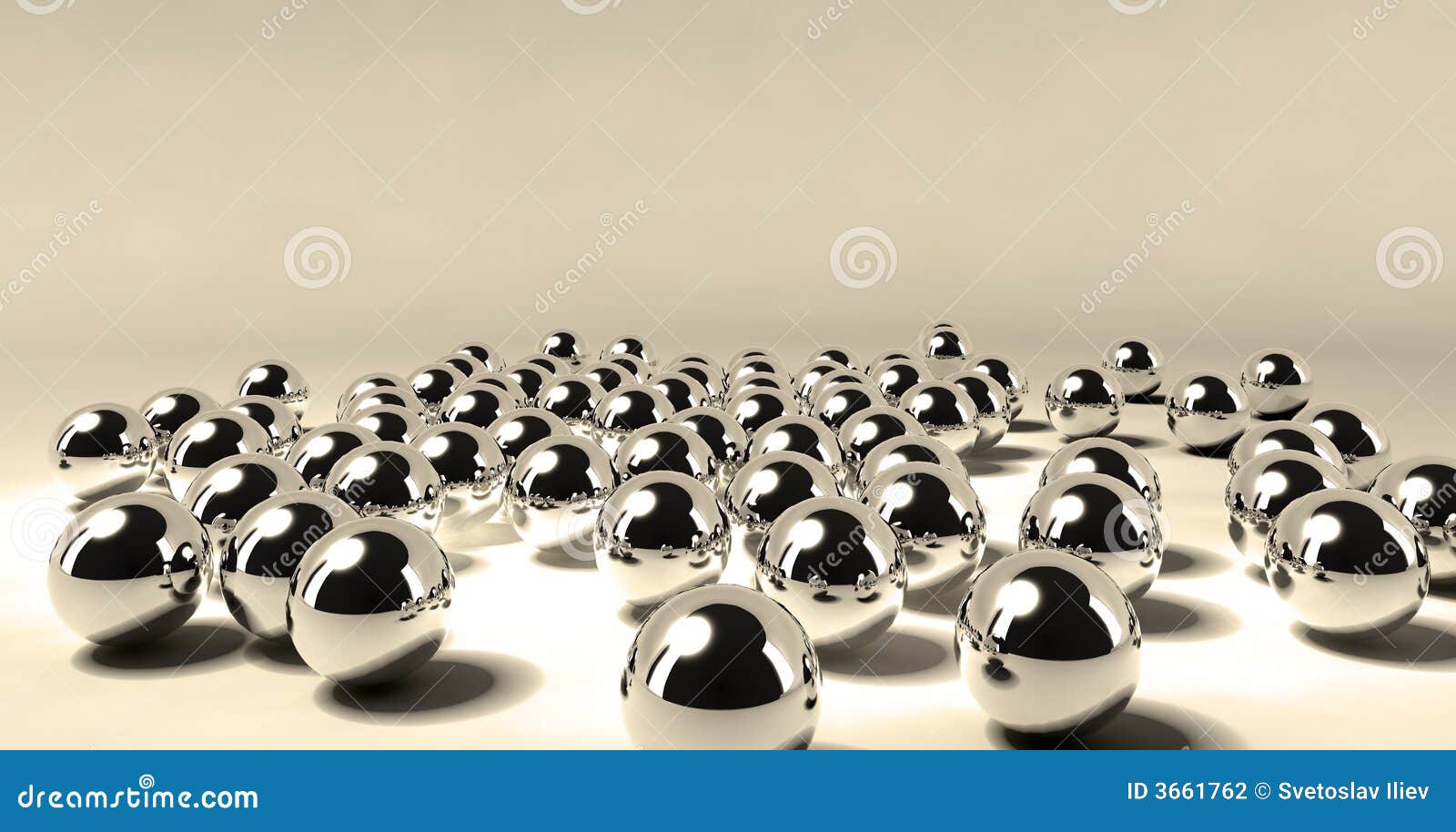 Chrome balls stock illustration. Illustration of tilt 3661762
