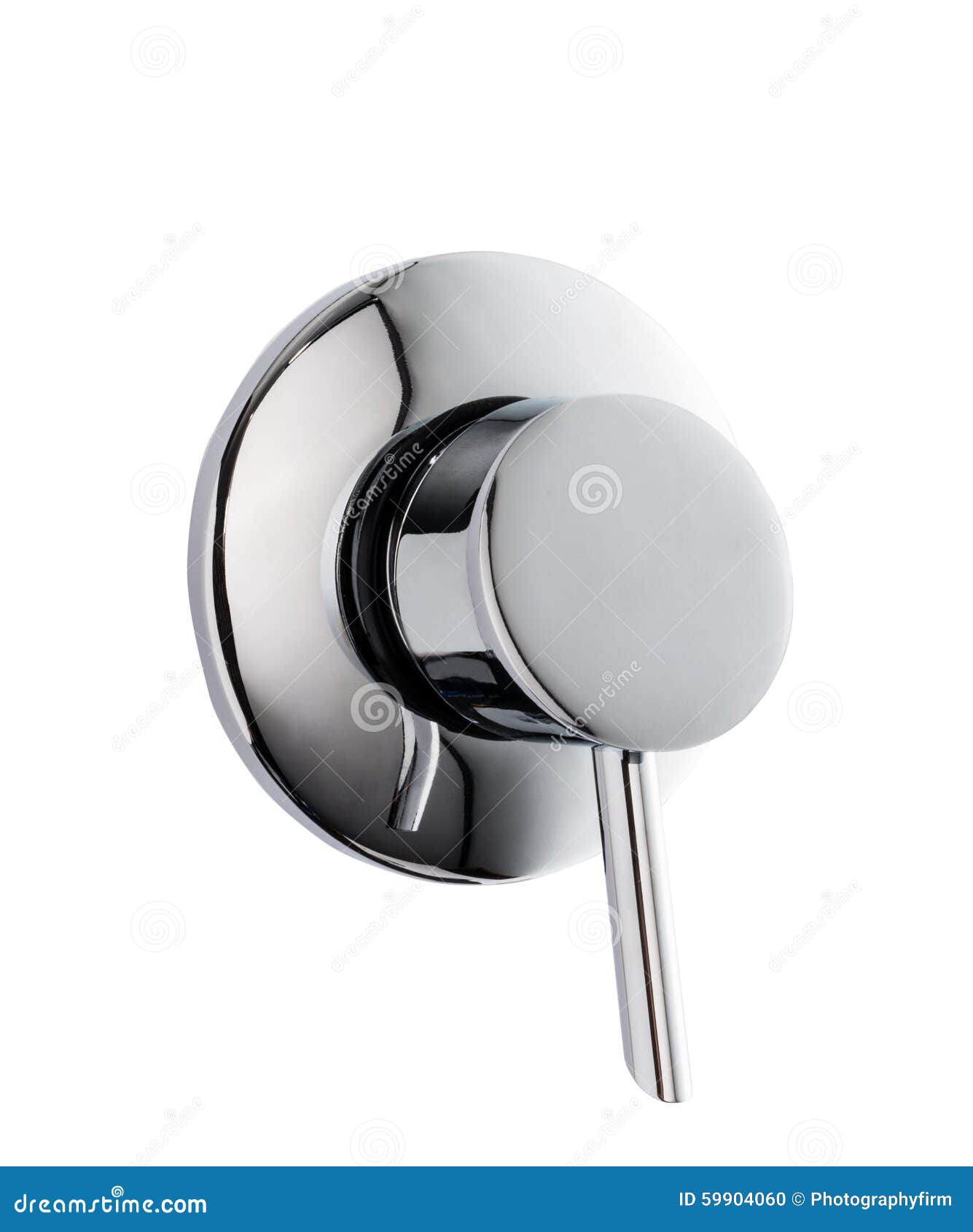 Chrome Bathroom Knob stock photo. Image of design, bath 59904060