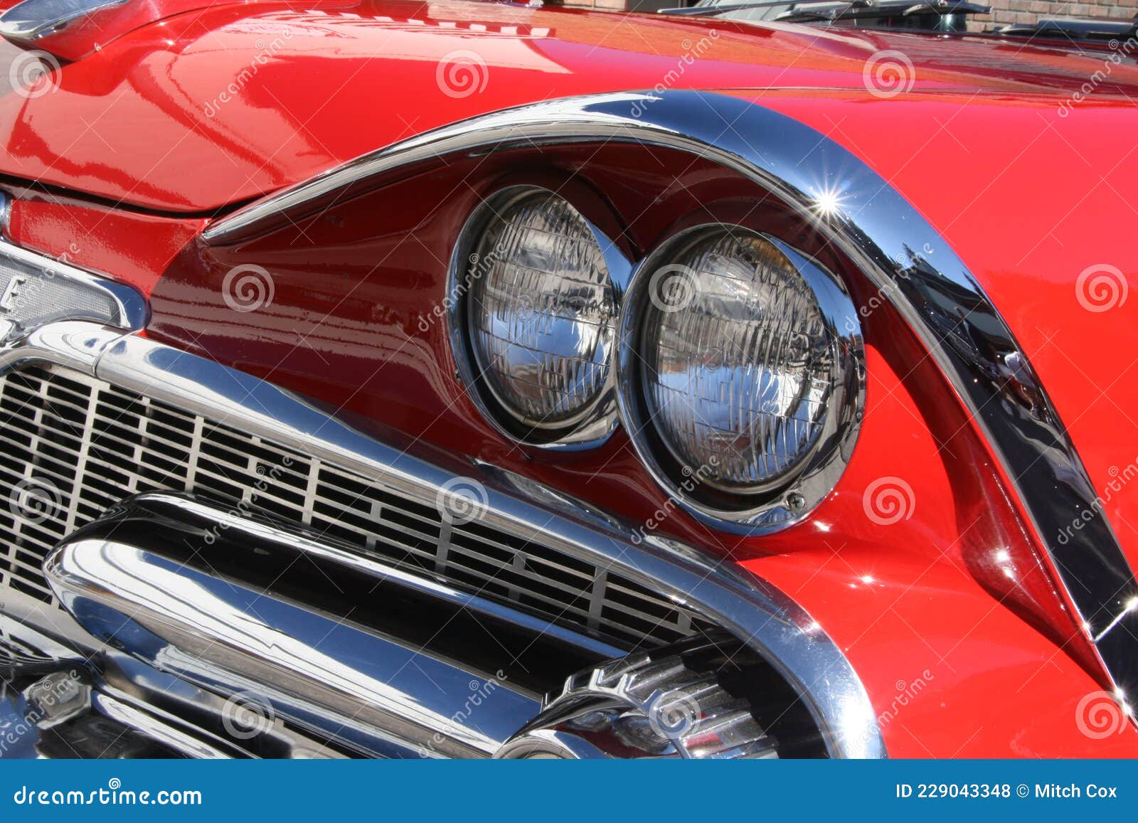 Headlights stock photo. Image of automobile, vintage 229043348