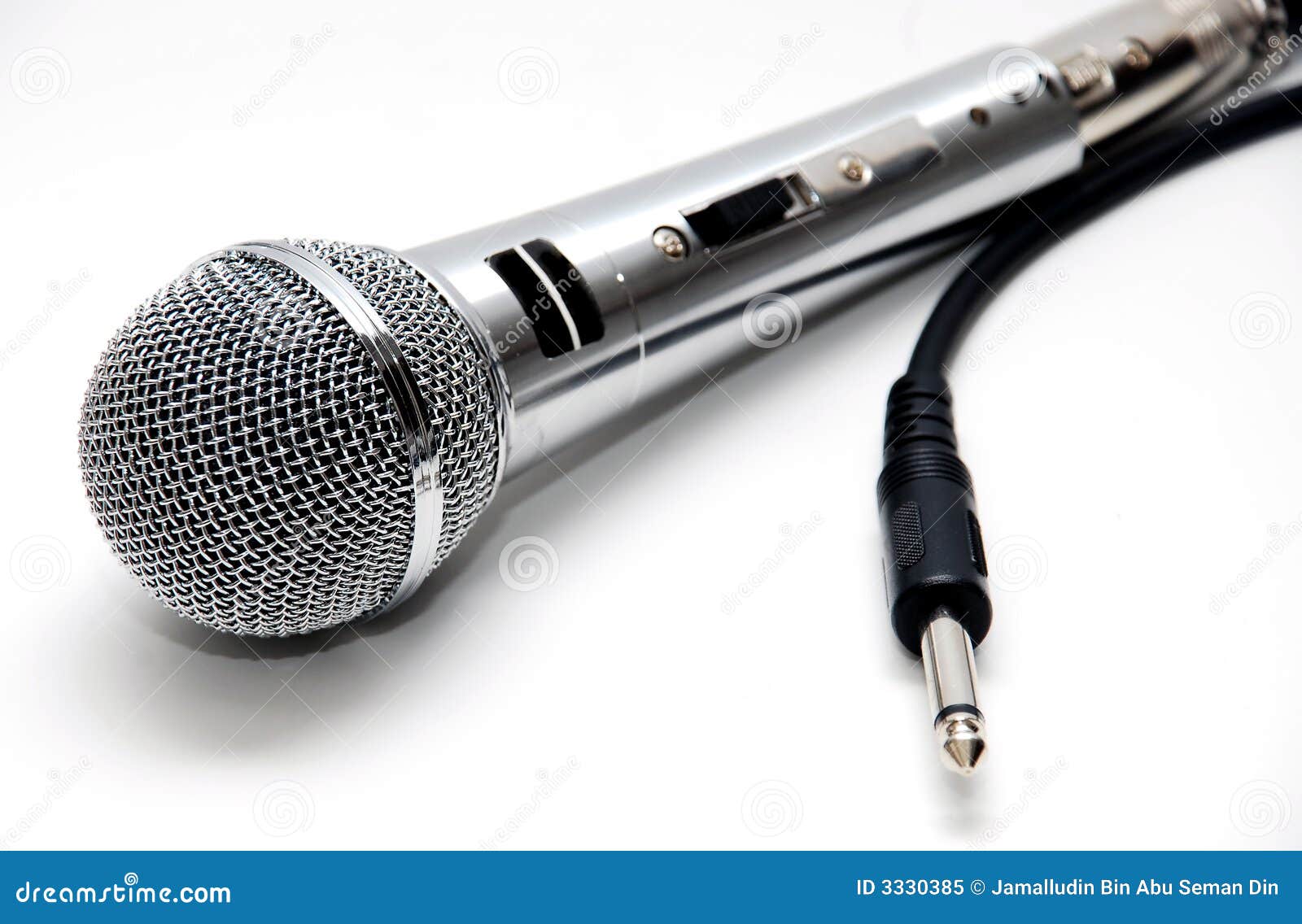 Chrome Microphone stock image. Image of star, performance 3330385