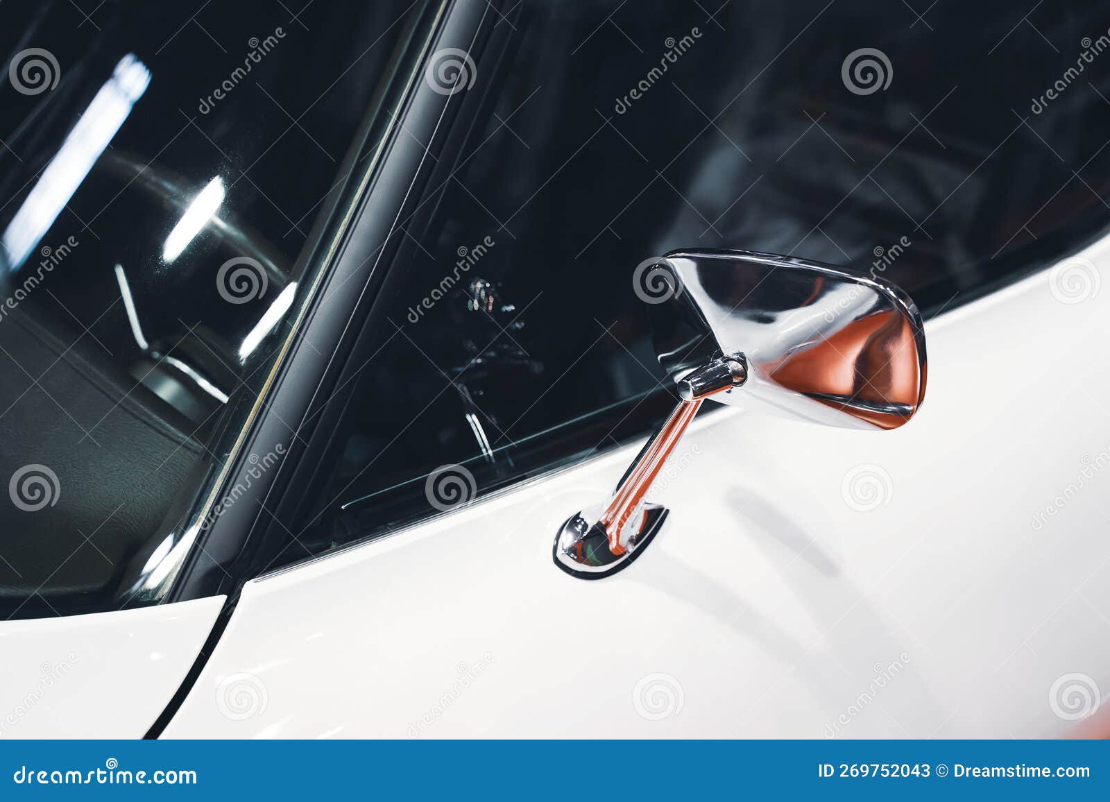 Vintage rear view mirror deals
