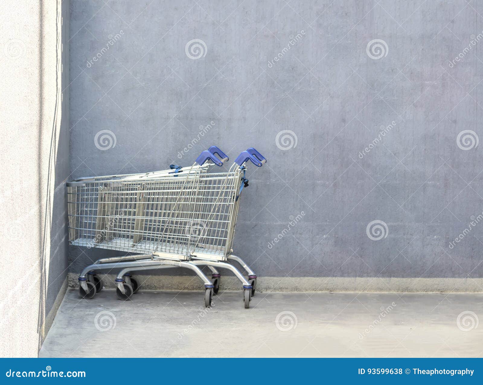 Chrome shopping carts stock photo. Image of carts, retail 93599638