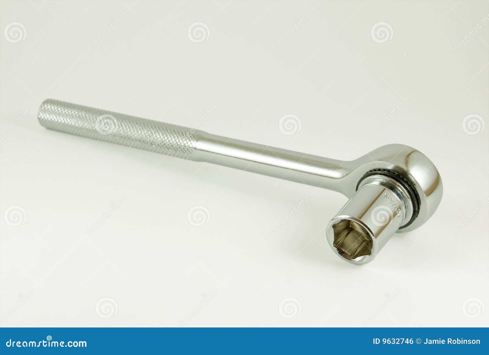 Chrome socket spanner stock photo. Image of wrench, handy - 9632746