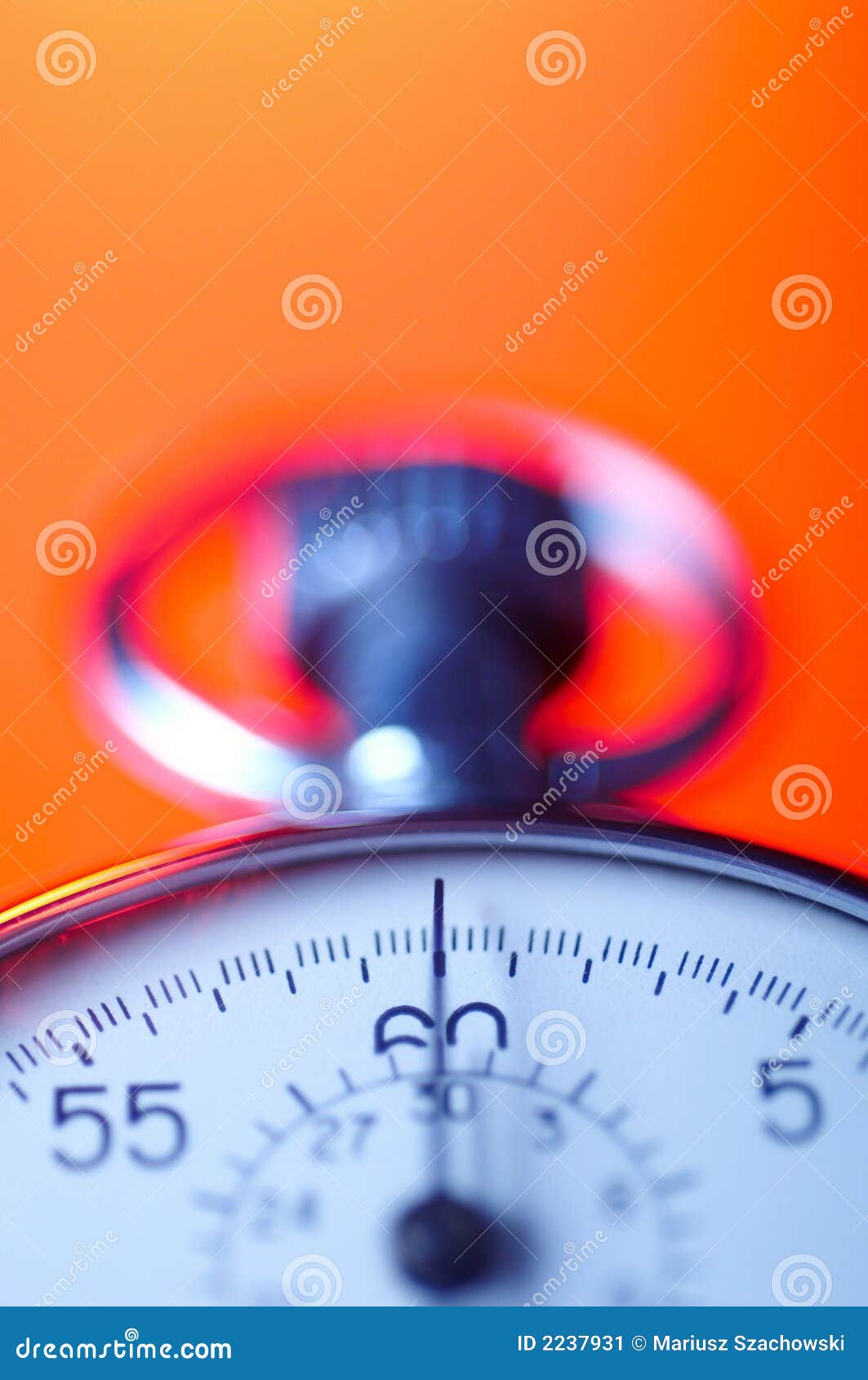 Chrome stopwatch stock image. Image of measure, stop, race 2237931