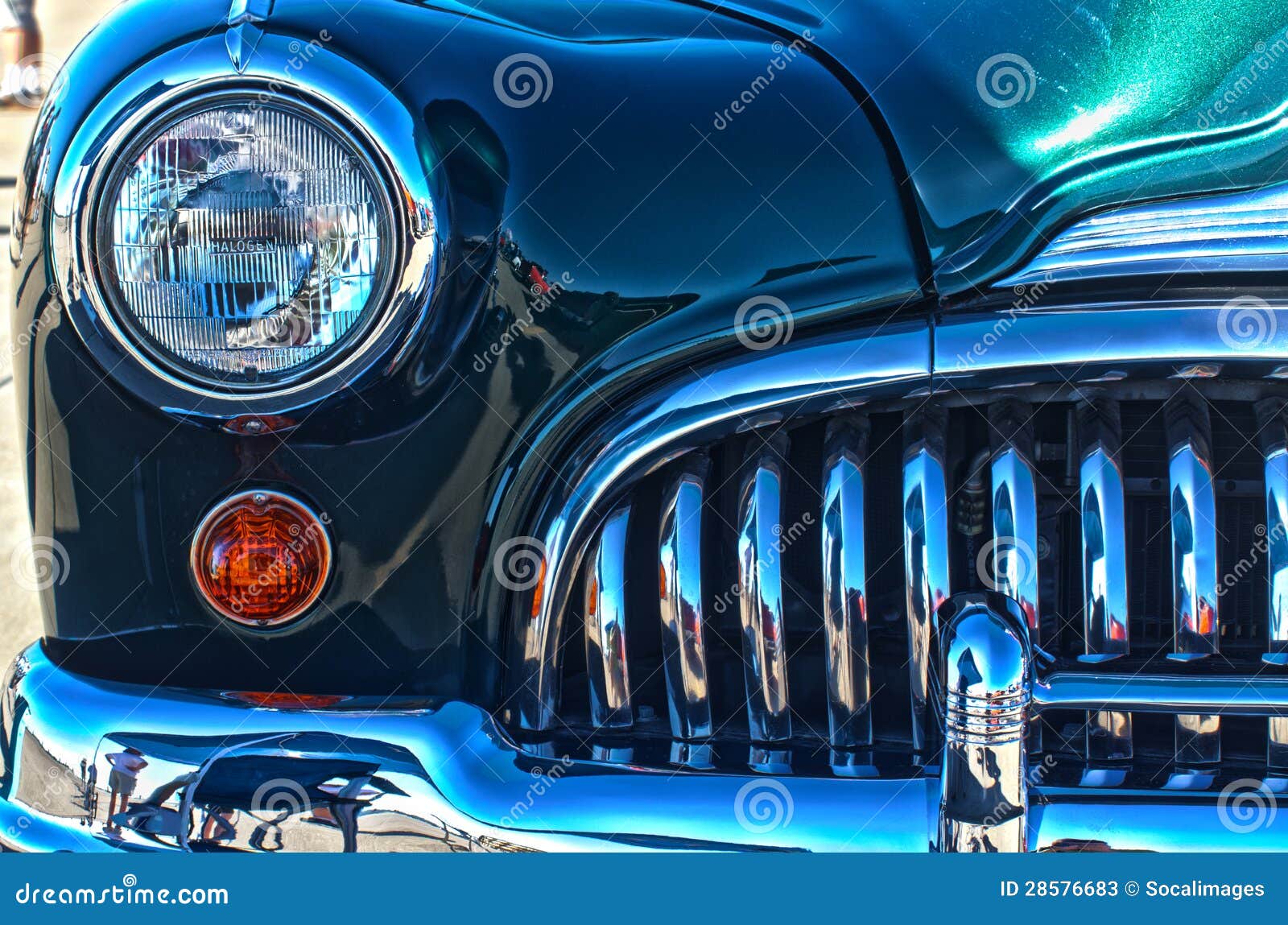 chrome on a vintage