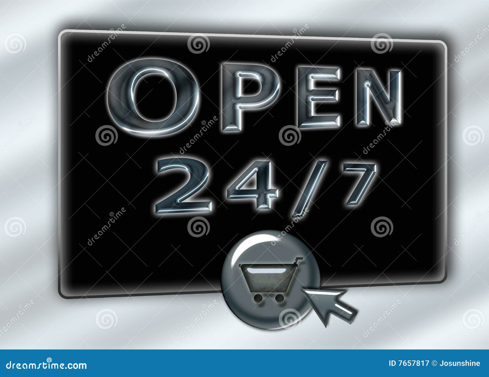 Chrome  Shopping Cart Sign Stock Image Image of shopping, mouse