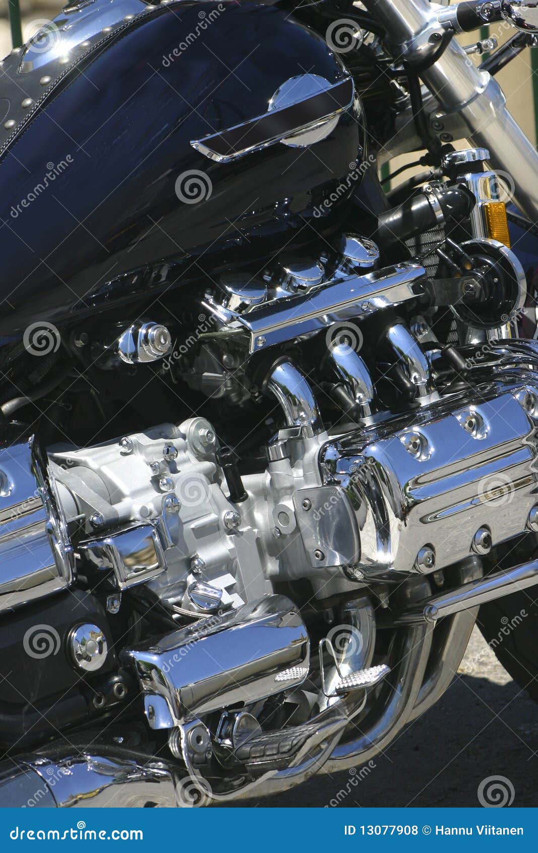 chromed engine
