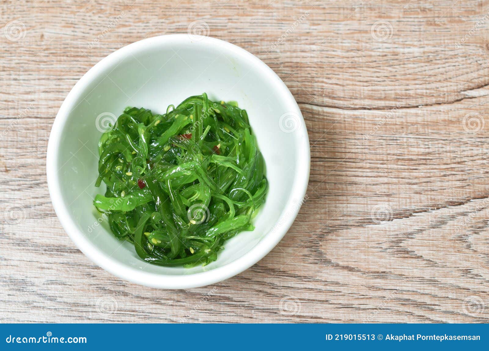 Chukka Wakame O Alghe Marine Nell'insalata Giapponese Di Sesamo Oleoso in  Tazza Immagine Stock - Immagine di organico, fibra: 219015513