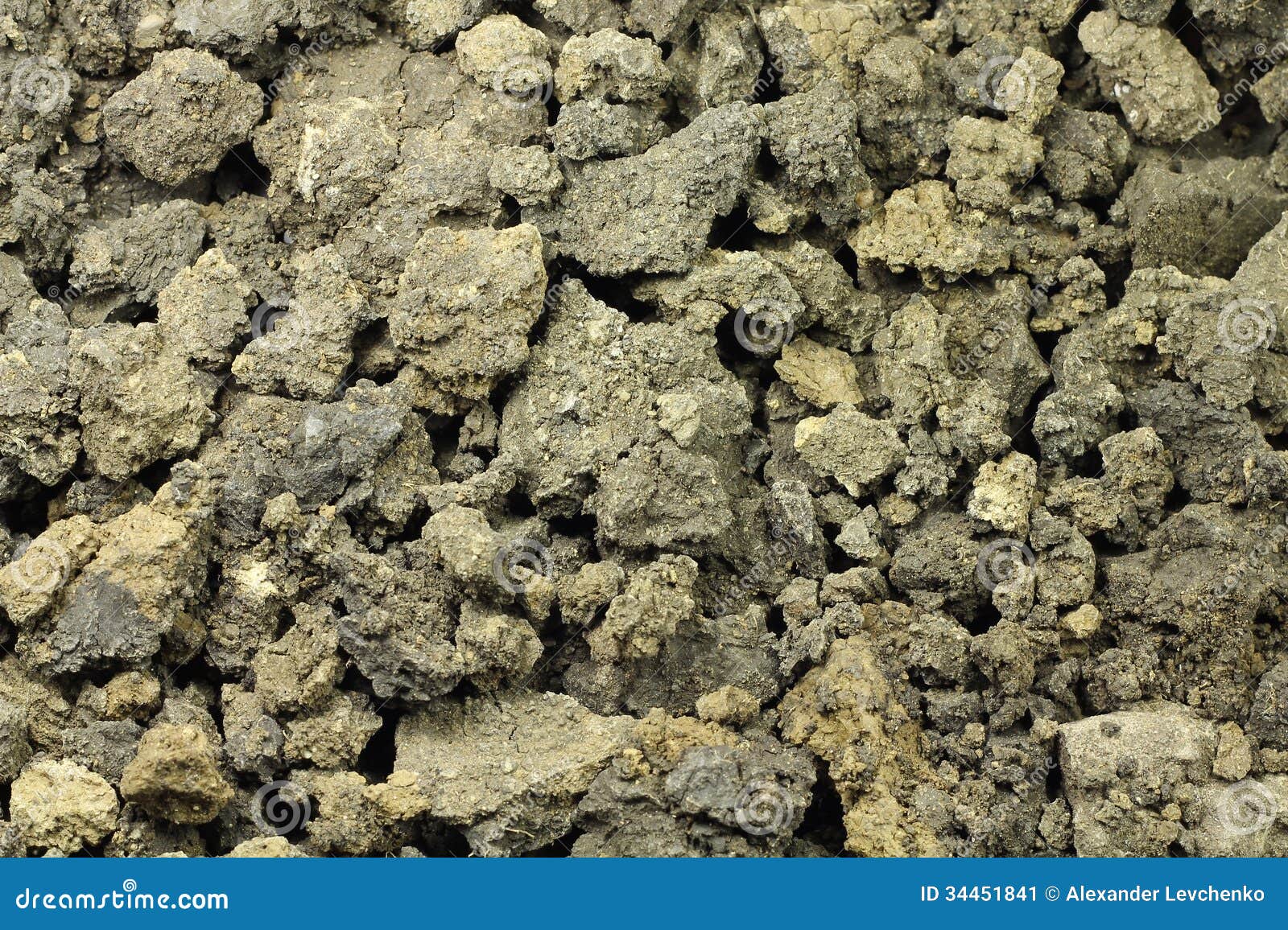 Chunks of raw land stock image. Image of crop, soil, land 34451841