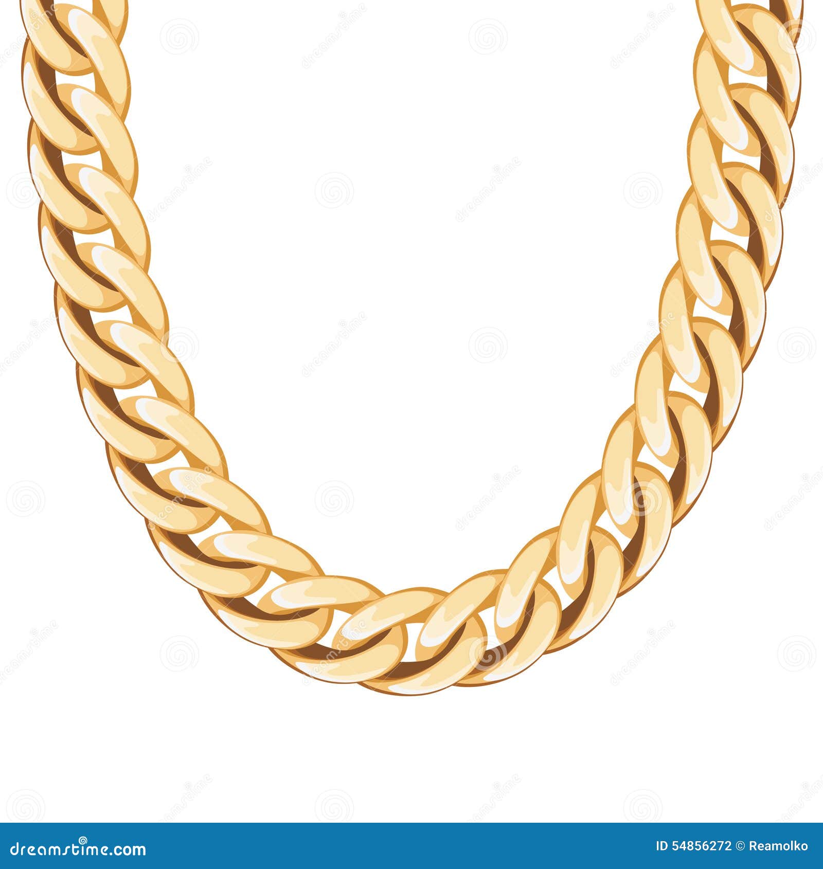 chunky chain golden metallic necklace or bracelet