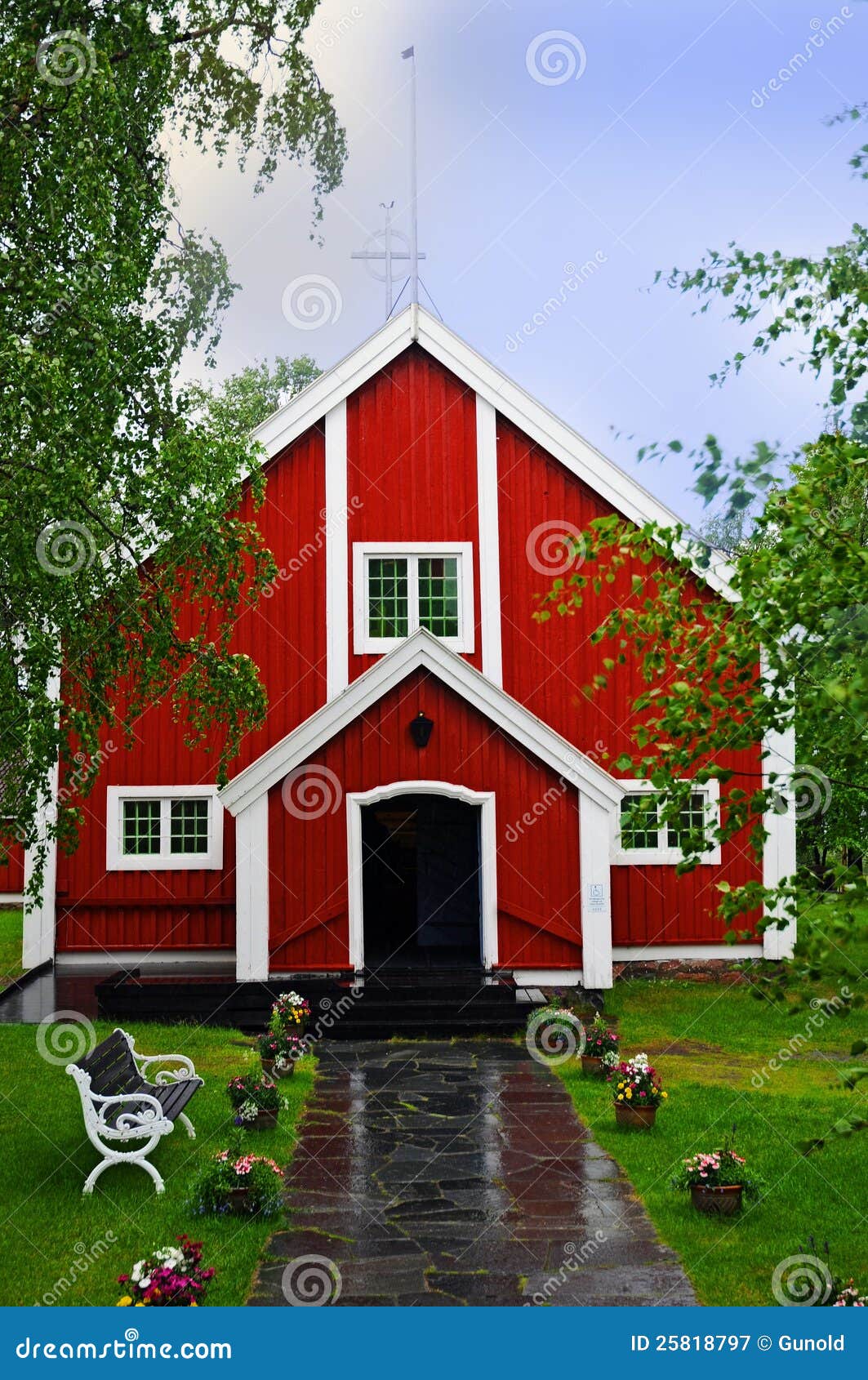 Church stock image. Image of historic, lapland, religious 25818797