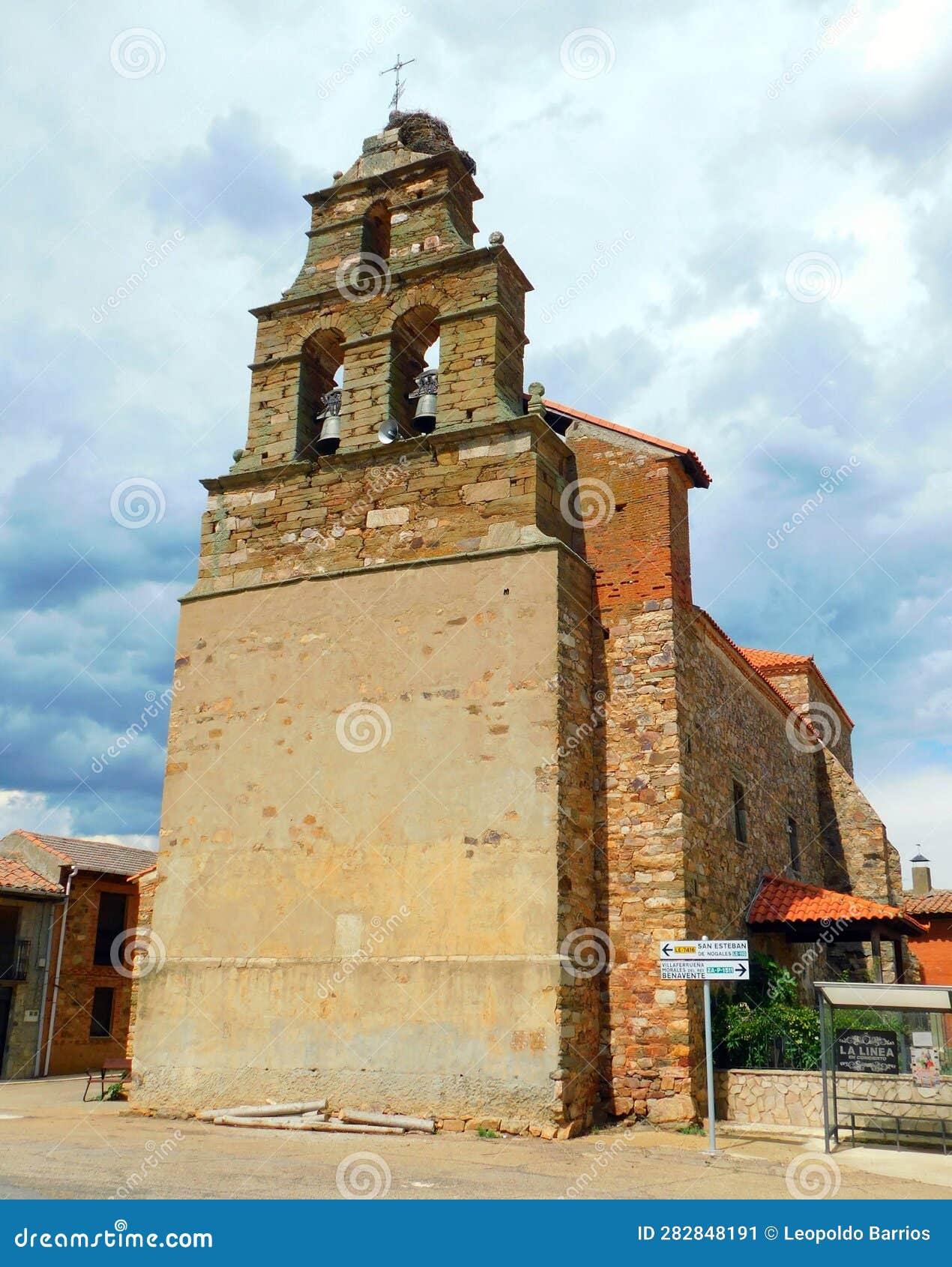 church of alcubilla de nogales, zamora, spain