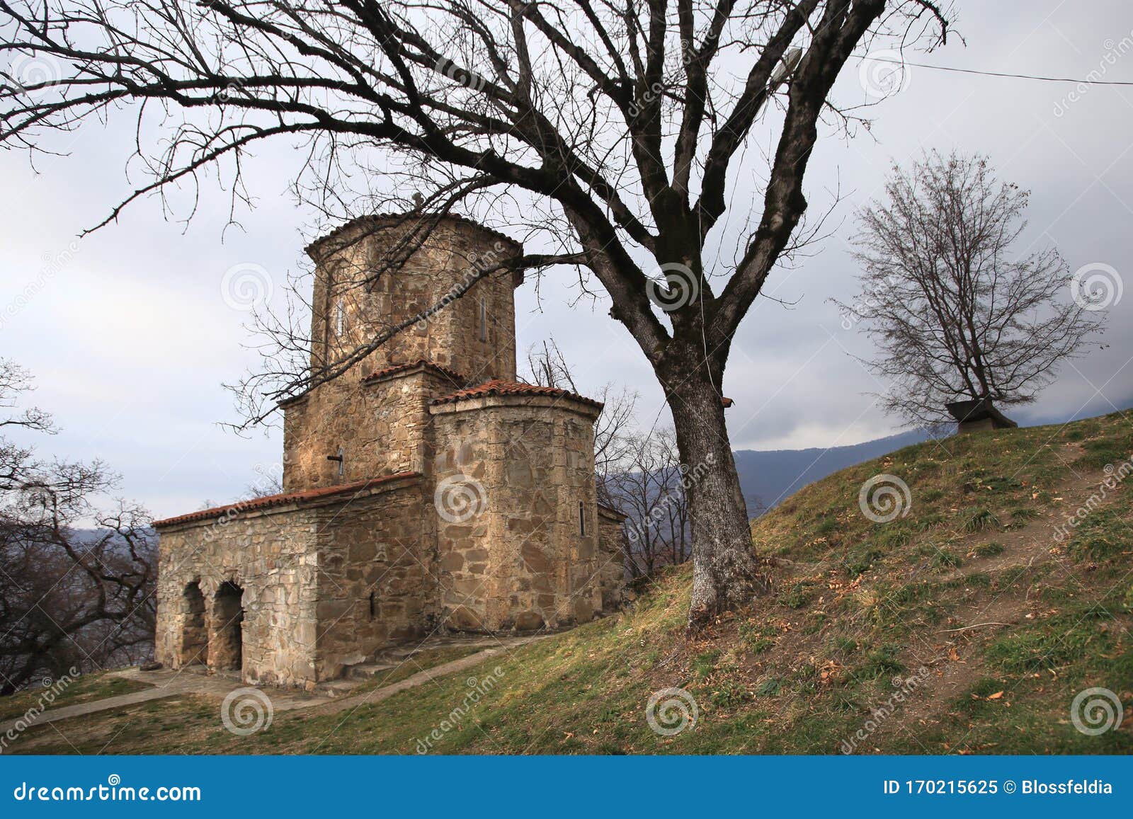 church of the archangel in nekresi monastery, georgia