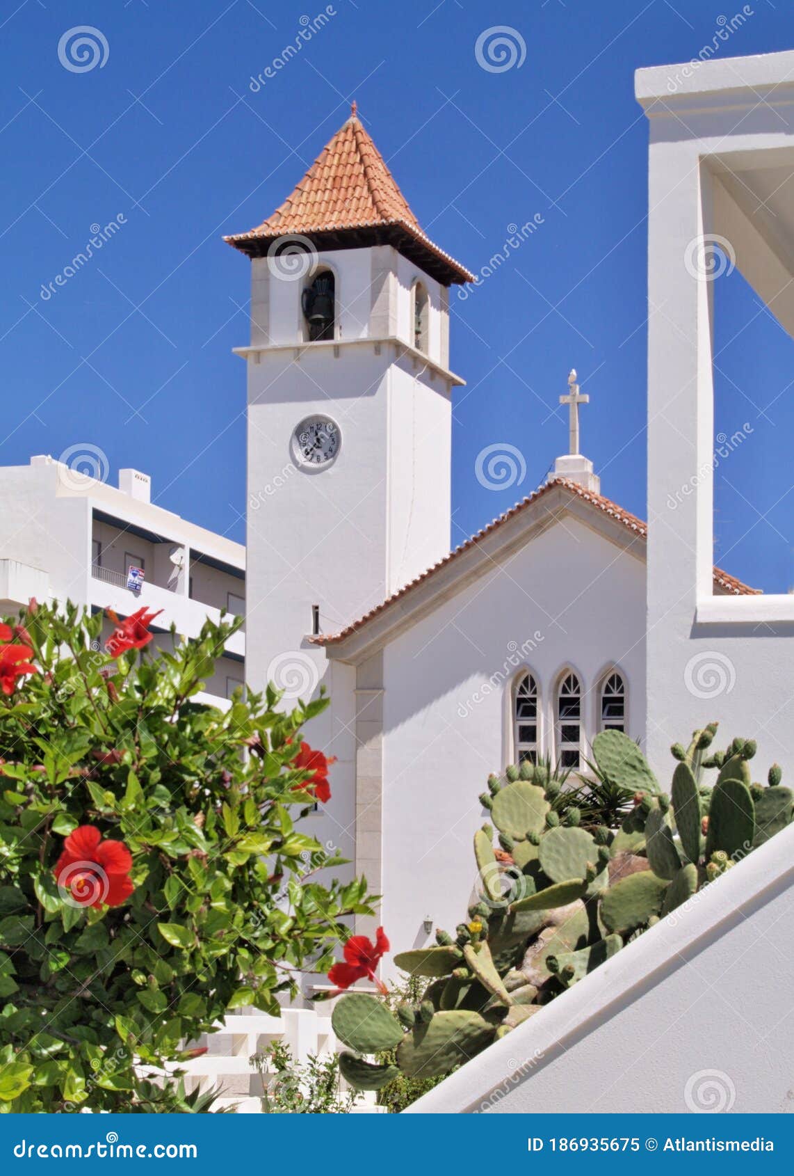 church in armacao de pera , algarve - portugal