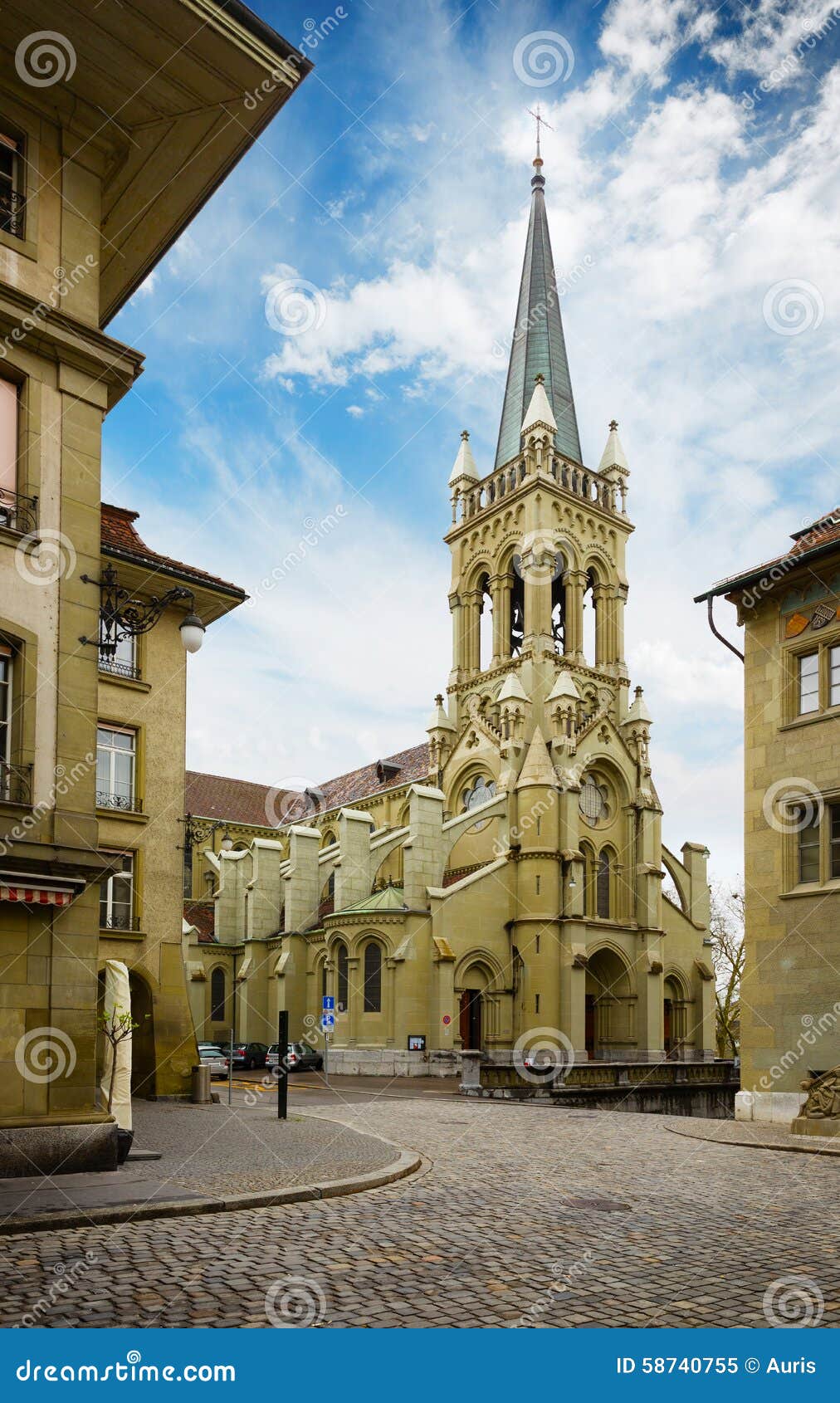 Church in Bern, Switzerland Stock Image Image of bell, outdoors 58740755