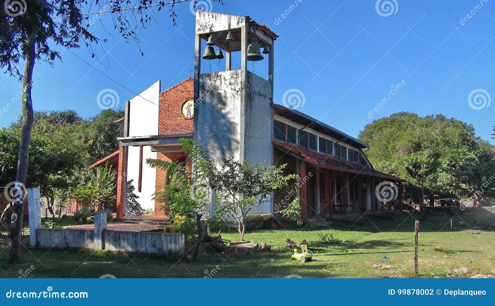 church in bolivia, south america.