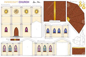 Free Printable Paper Church Template Printable Templates