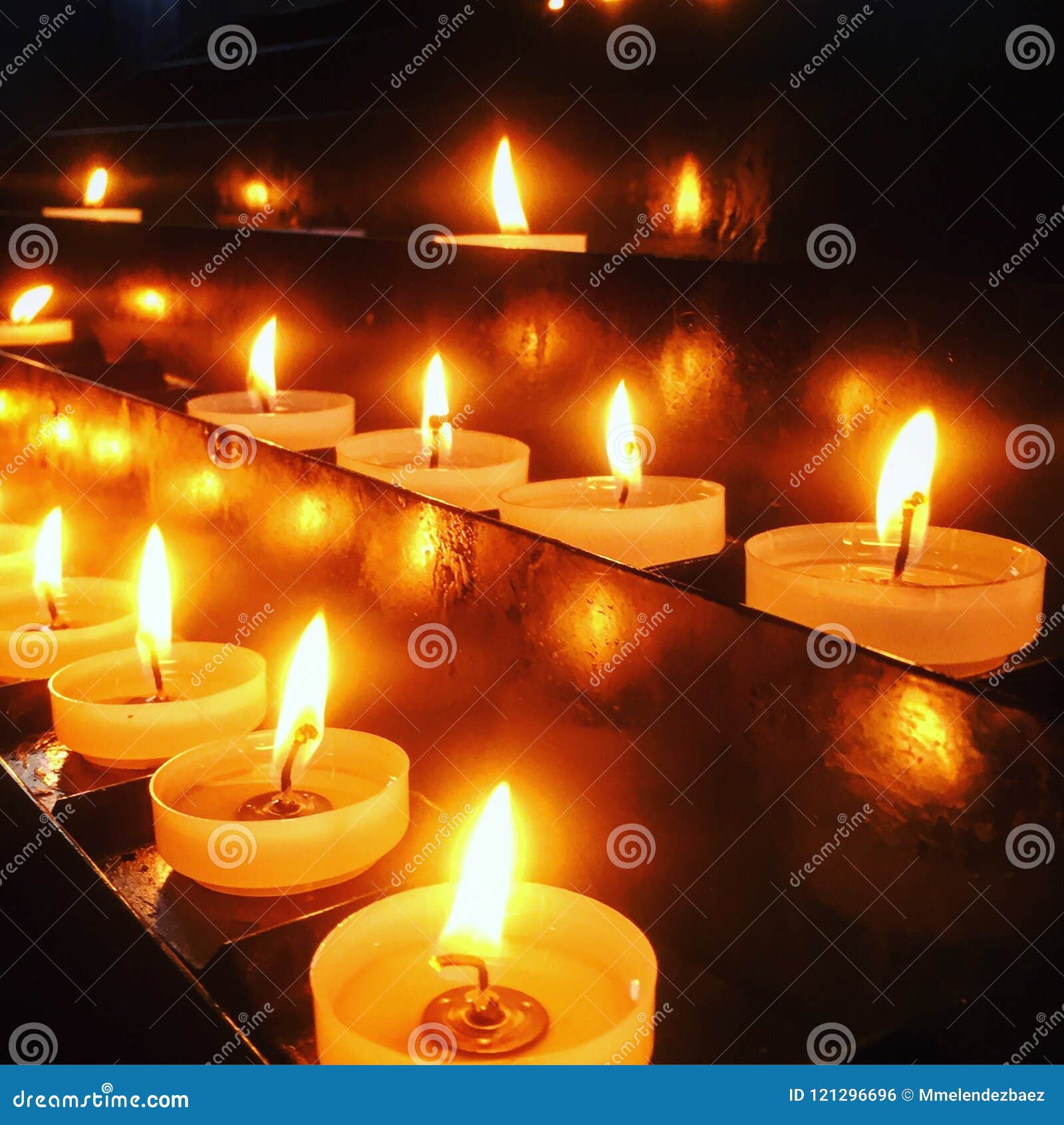 Church Candles stock photo. Image of closeup, abstract 121296696