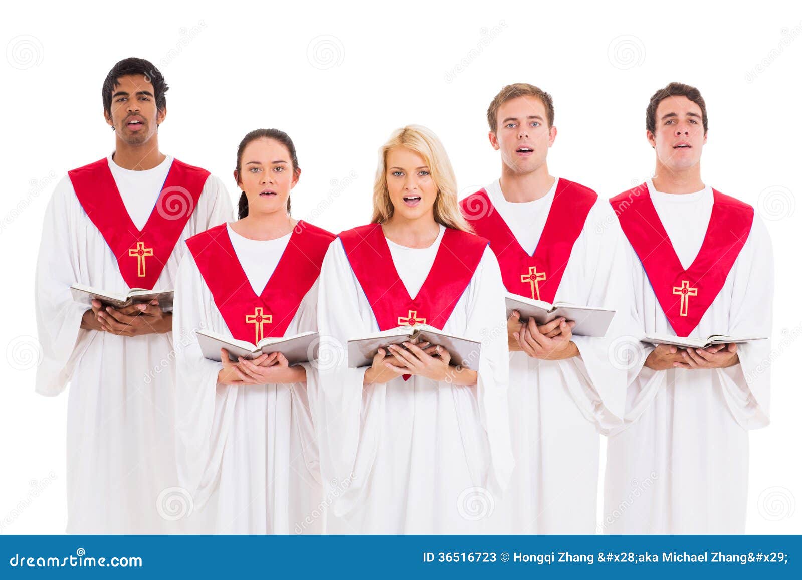 Church choir singing stock image. Image of book, casual 36516723