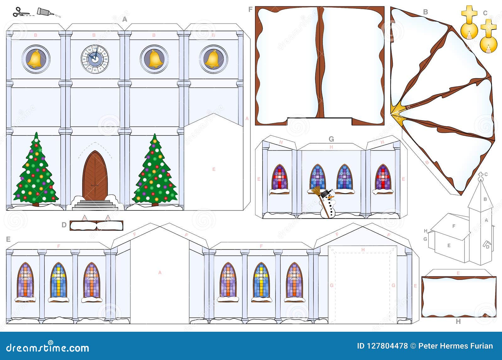 free-printable-paper-church-template-printable-templates