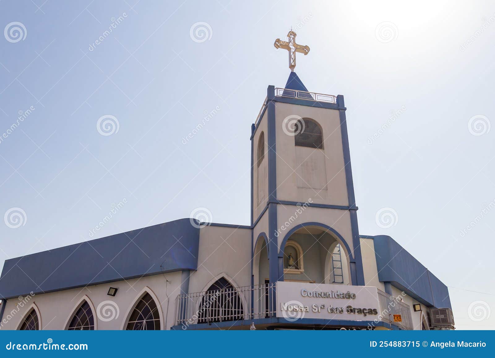 Church Community Nossa Senhora Das Graças Goiania. Editorial Image