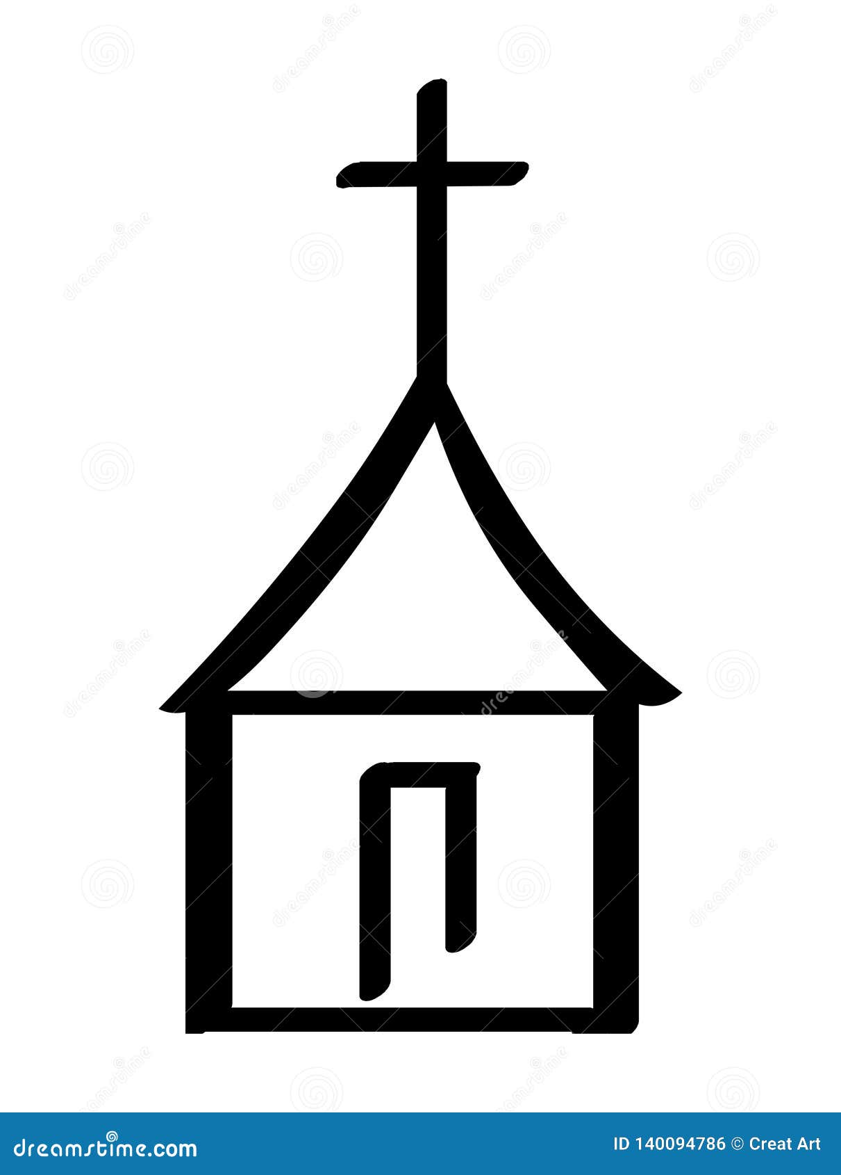 church and cross .church logo .