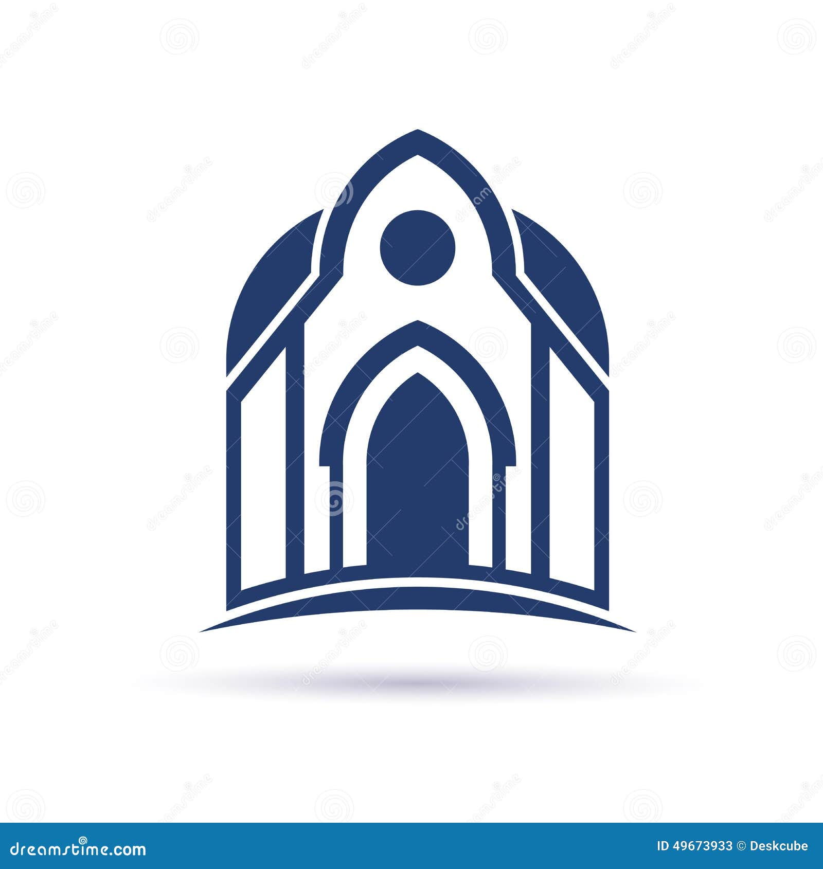 church cupula facade logo