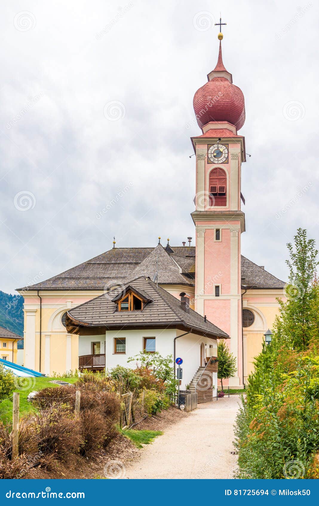 church epifania del signore in bad town ortisei - italy