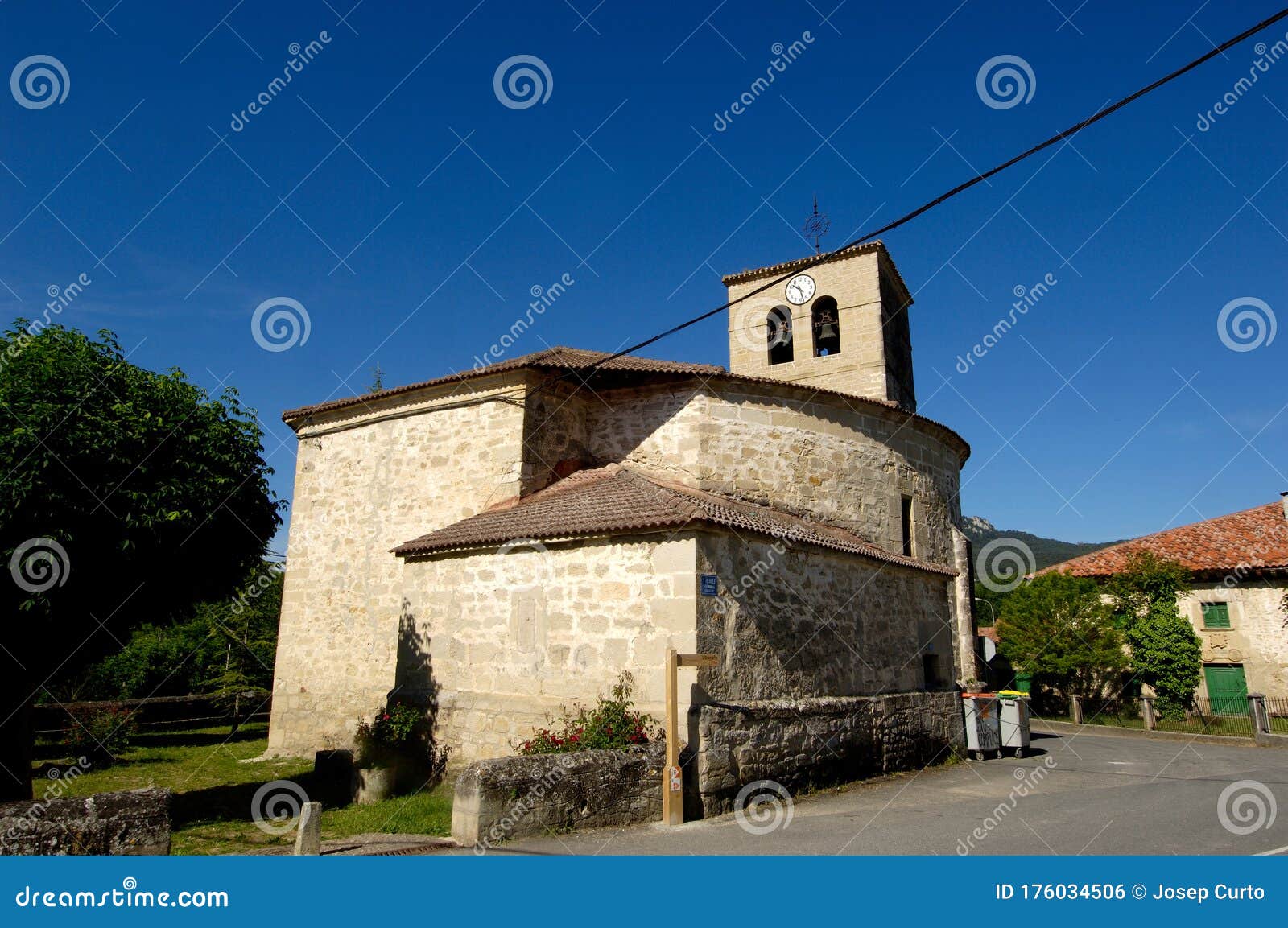 church, espejo, alava, basque country,spain,religion, building, day