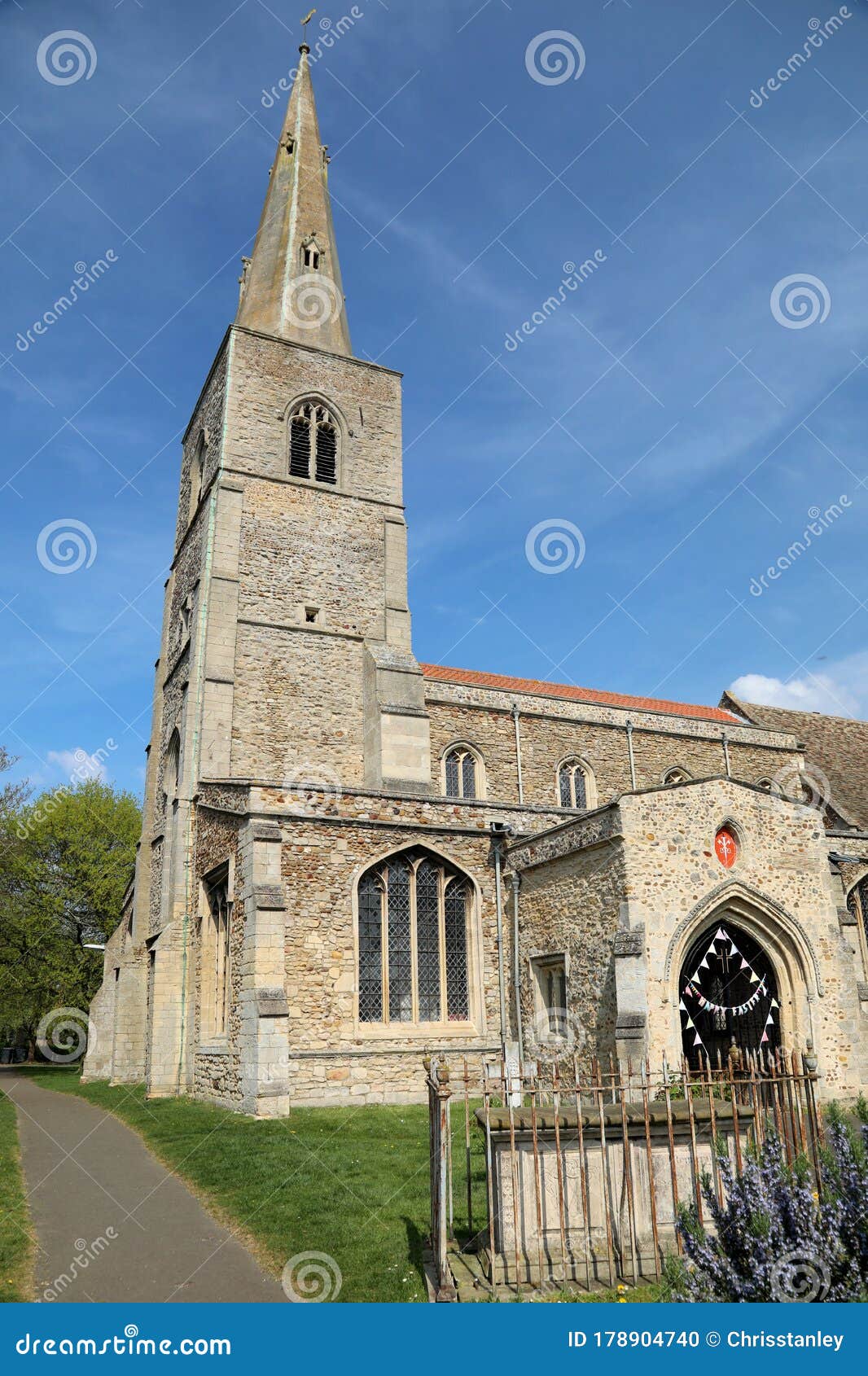 Church in Fenstanton stock photo. Image of christian 178904740