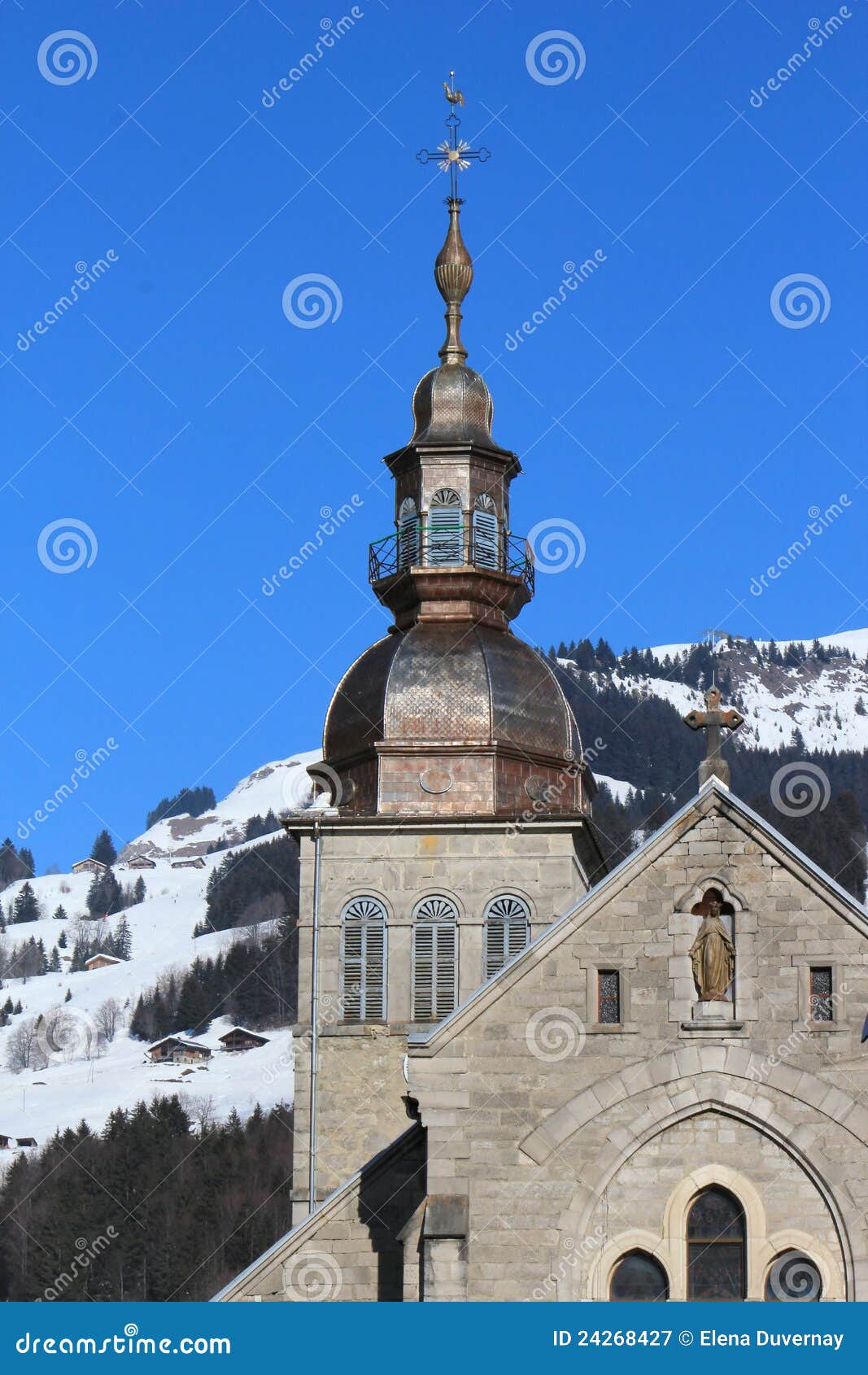 church, grand-bornand, france