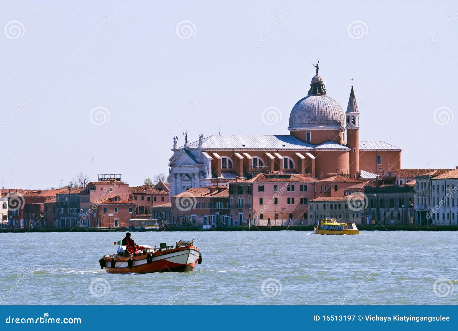 Church at Grand canal in Venice, Italy