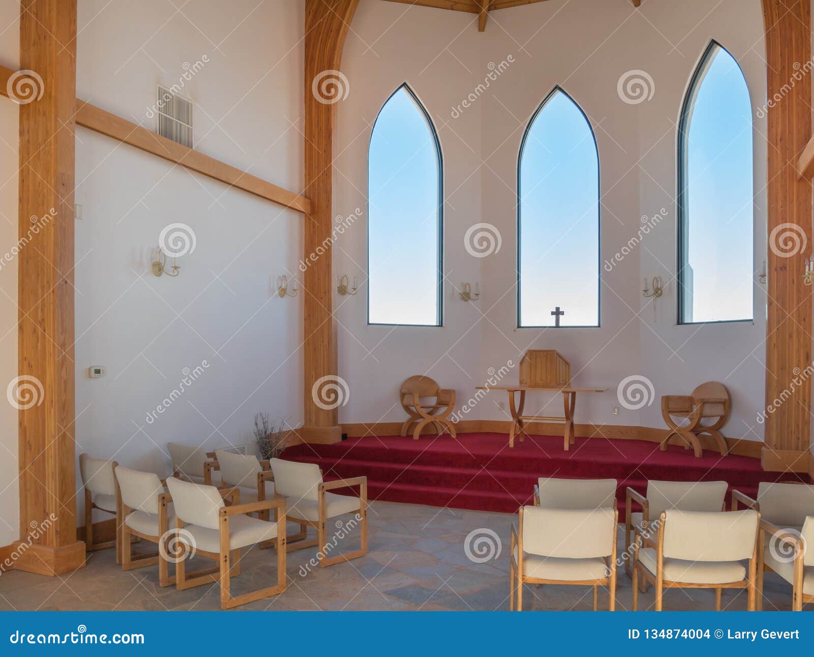 interior, the church at felicity, california