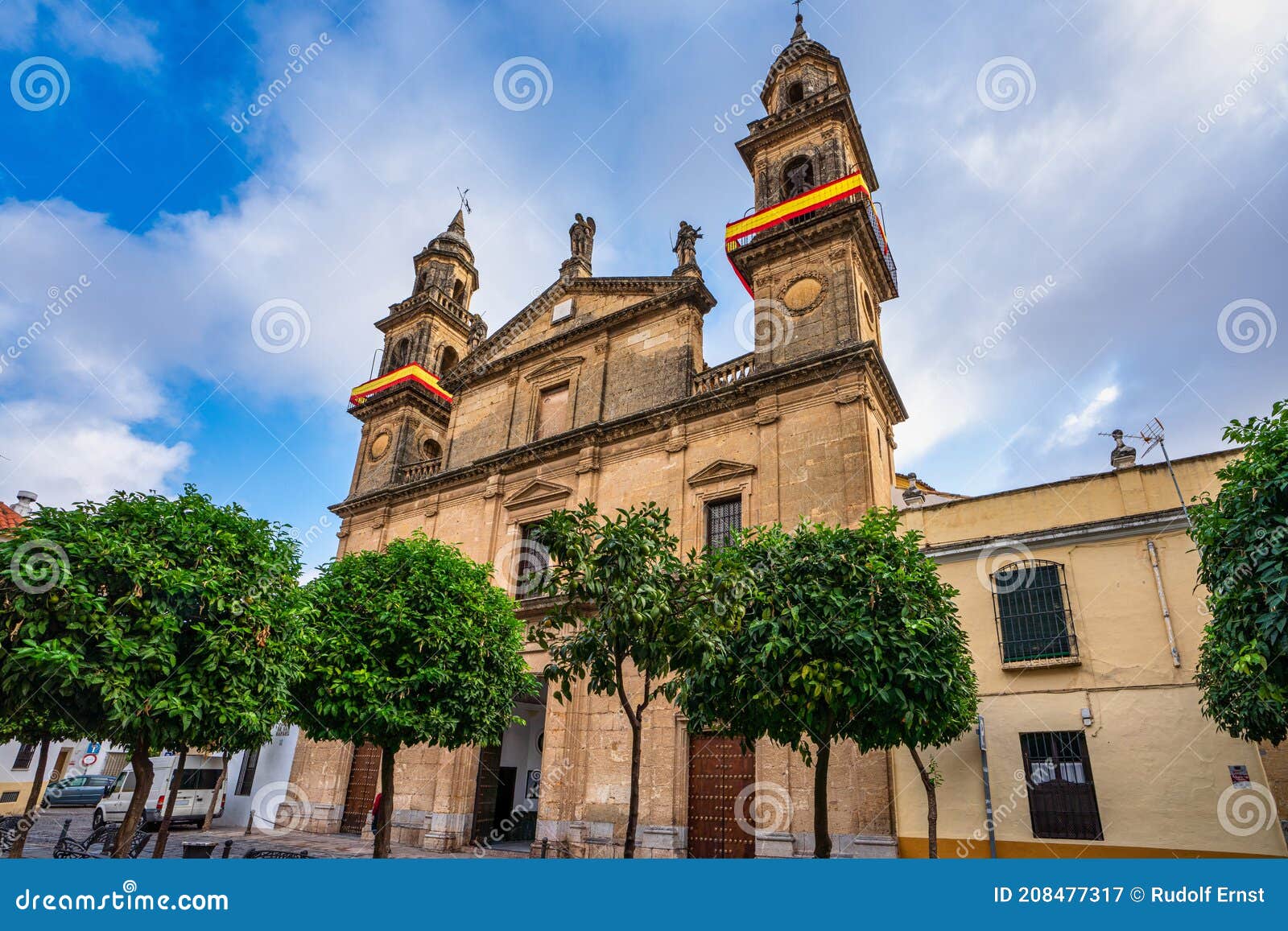 the church juramento de san rafael in cordoba, andalusia, spain