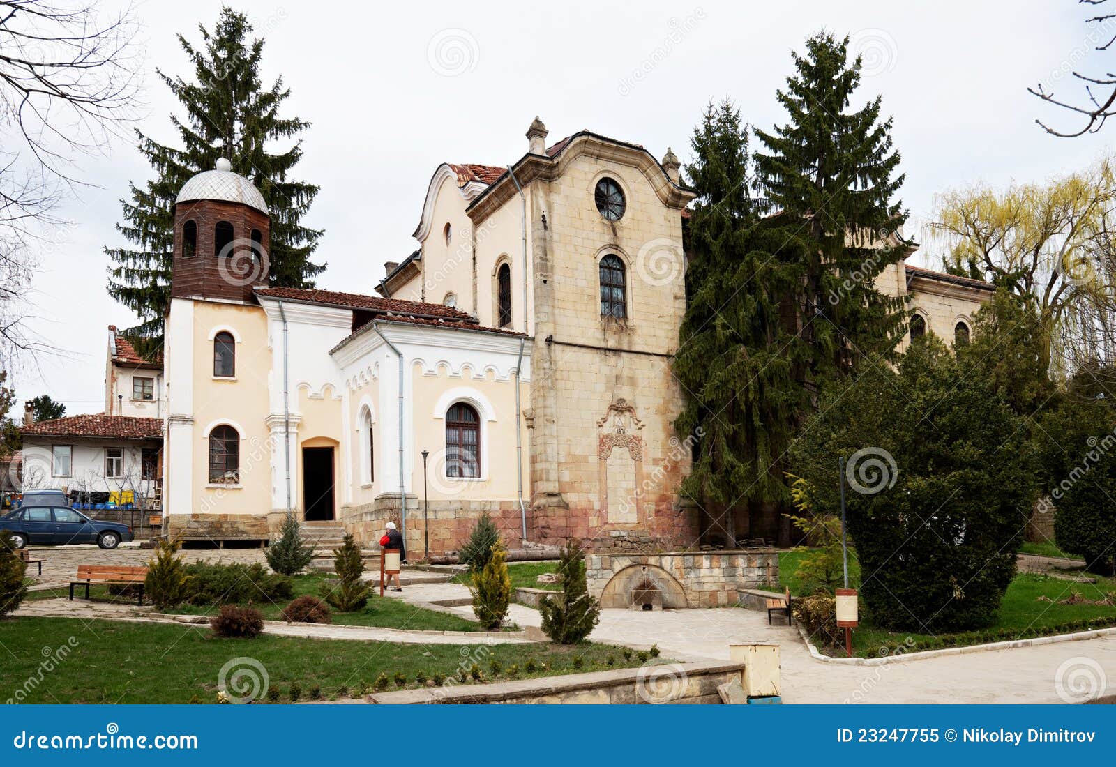 church of kotel town in bulgaria