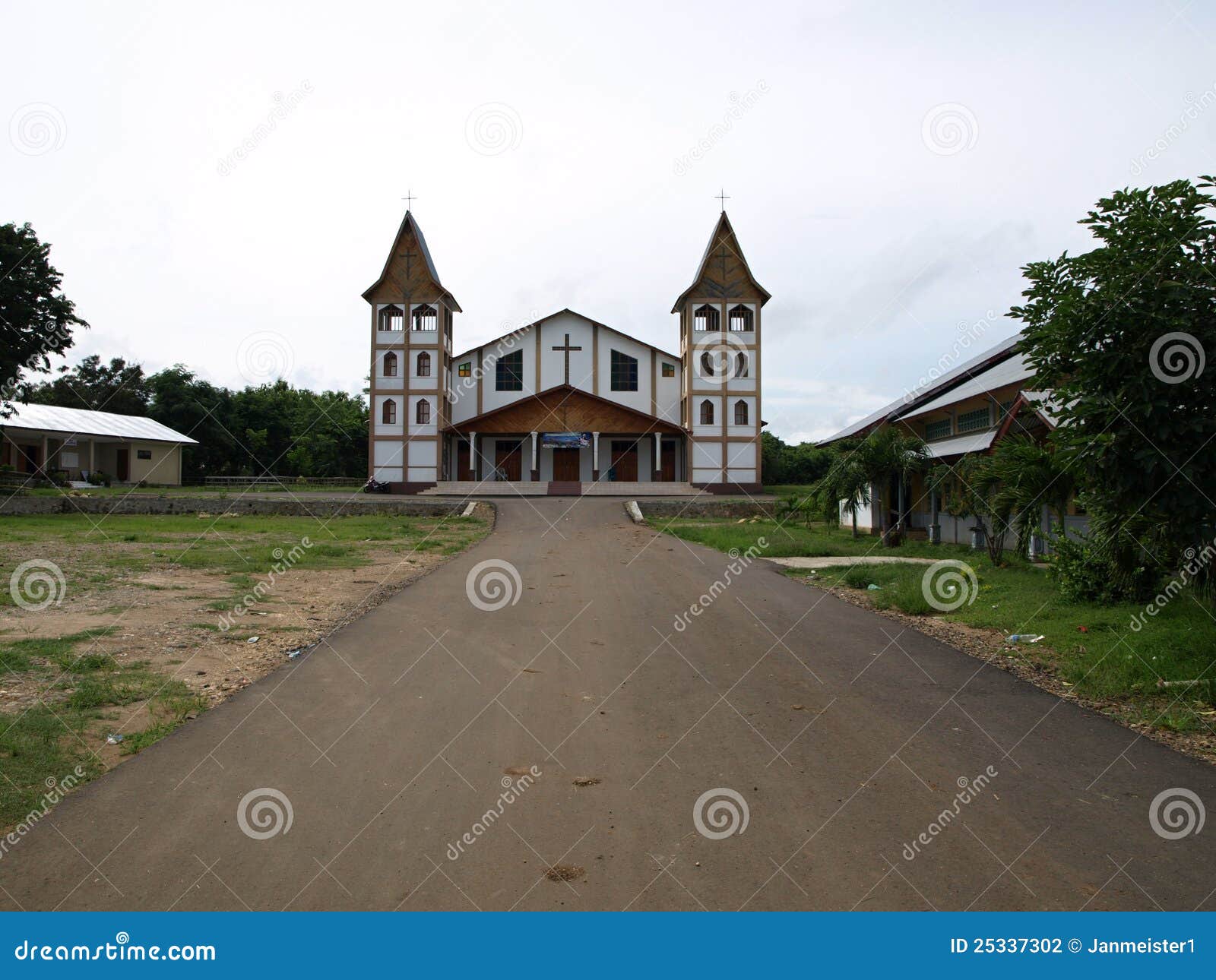 church, labuan bajo, flores, indonesia