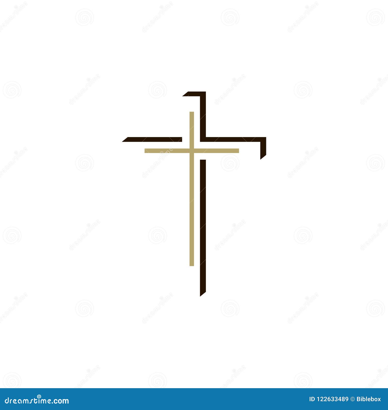 church logo. christian cross