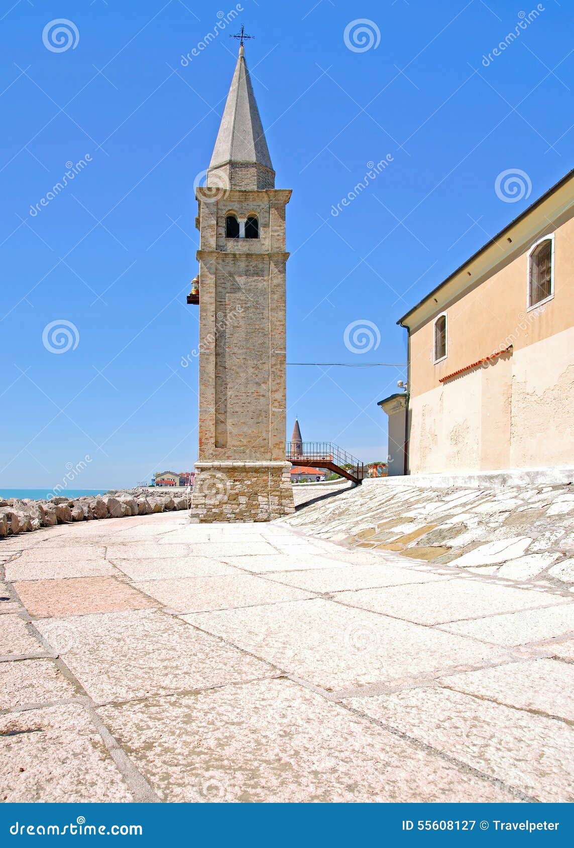 church madonna dell angelo,caorle,adriatic sea,italy