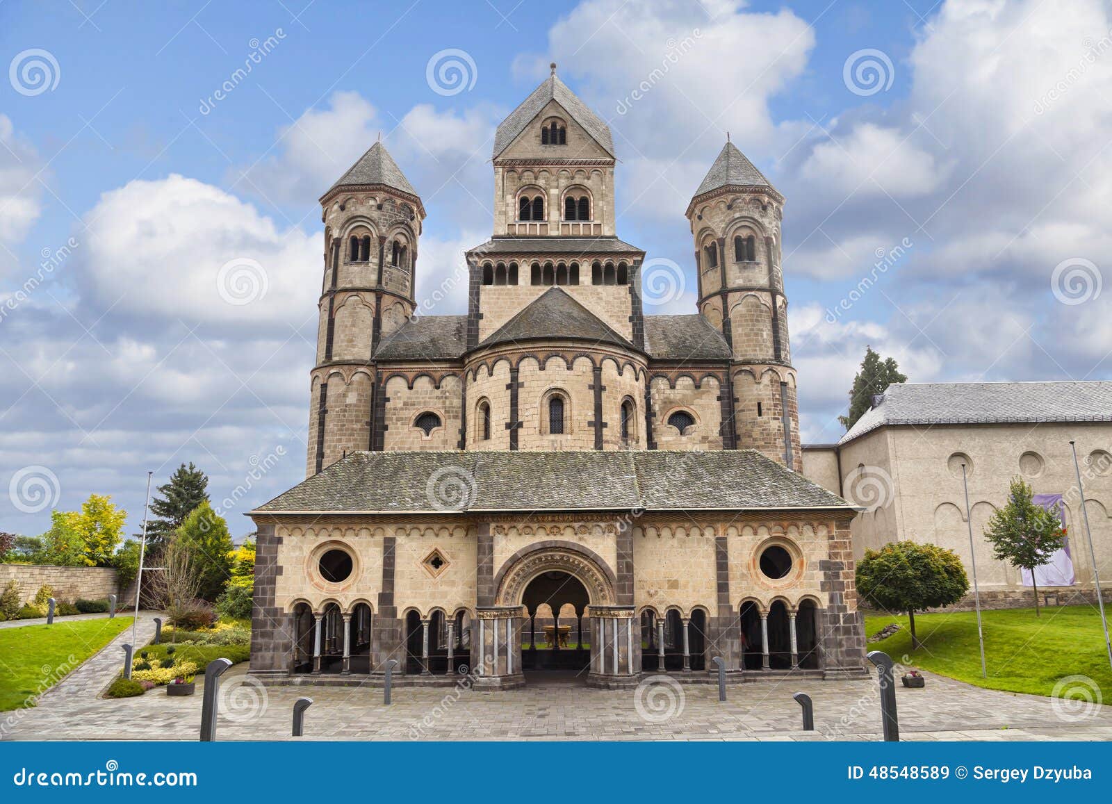 church in maria laach abbey, germany