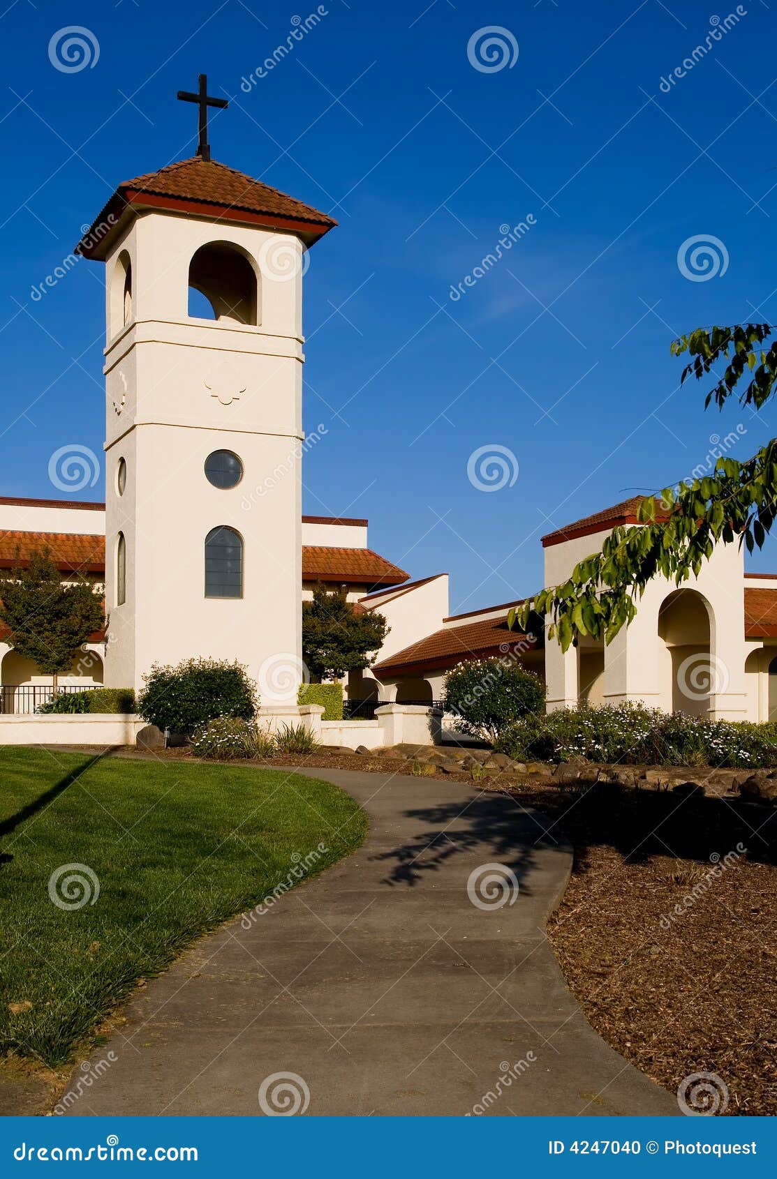 Church in Napa Valley at Sunset Stock Photo Image of impressive