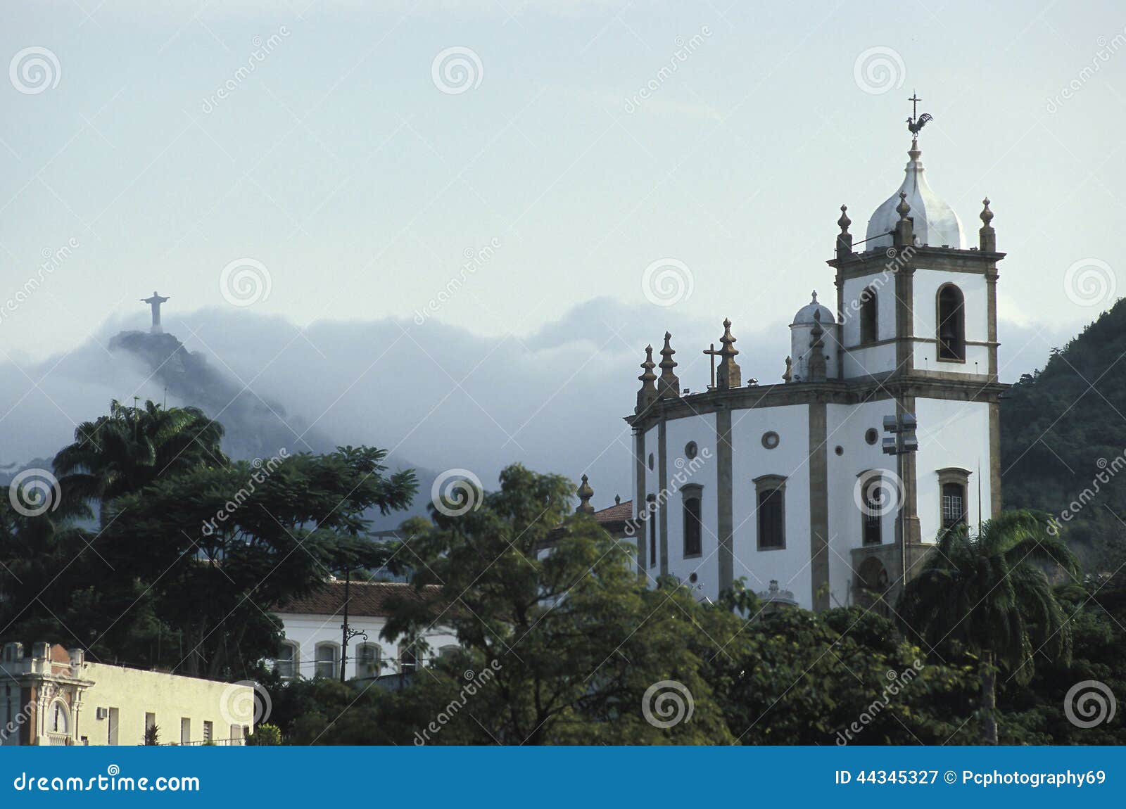 the church of nossa senhora da gloria do outeiro and the statue