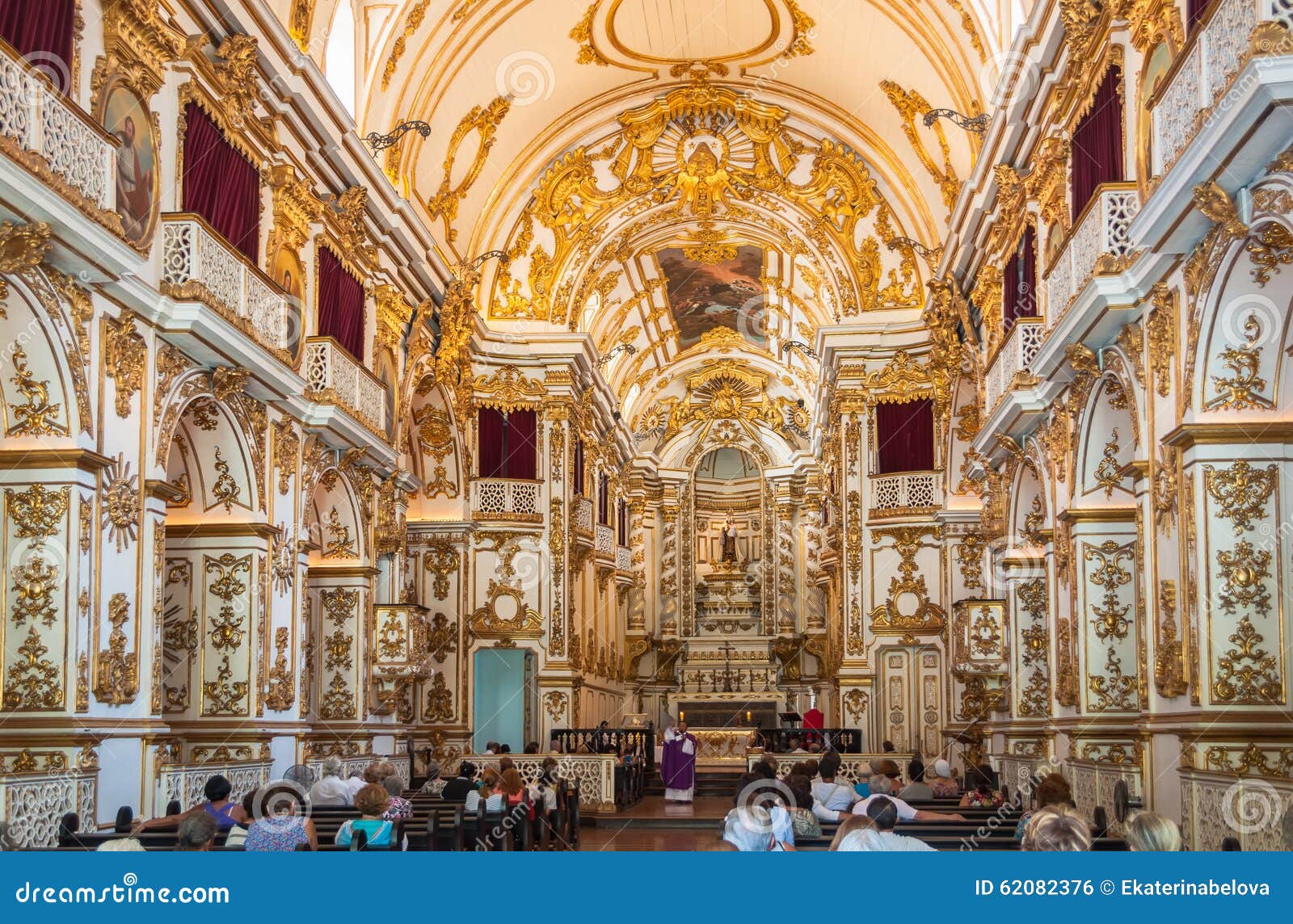 Church Nossa Senhora Do Monte Do Carmo in Rio De Janeiro Editorial ...