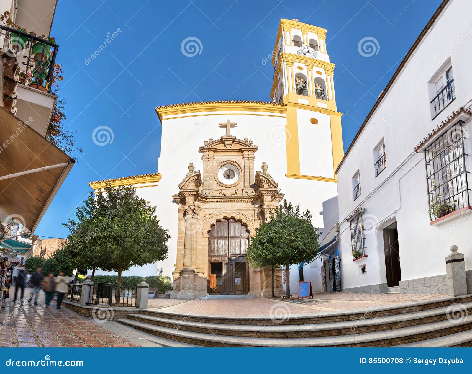 church in the old town of marbella
