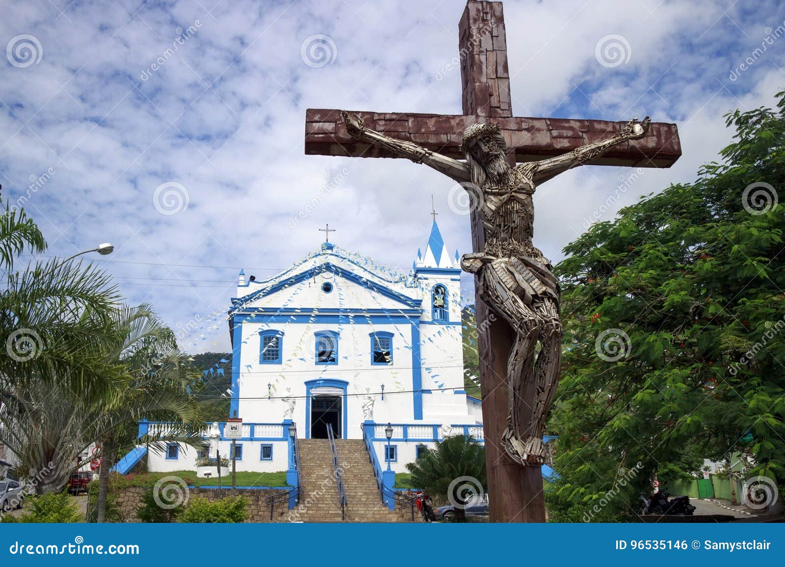 the church of our lady of help on ilhabela island, brazil