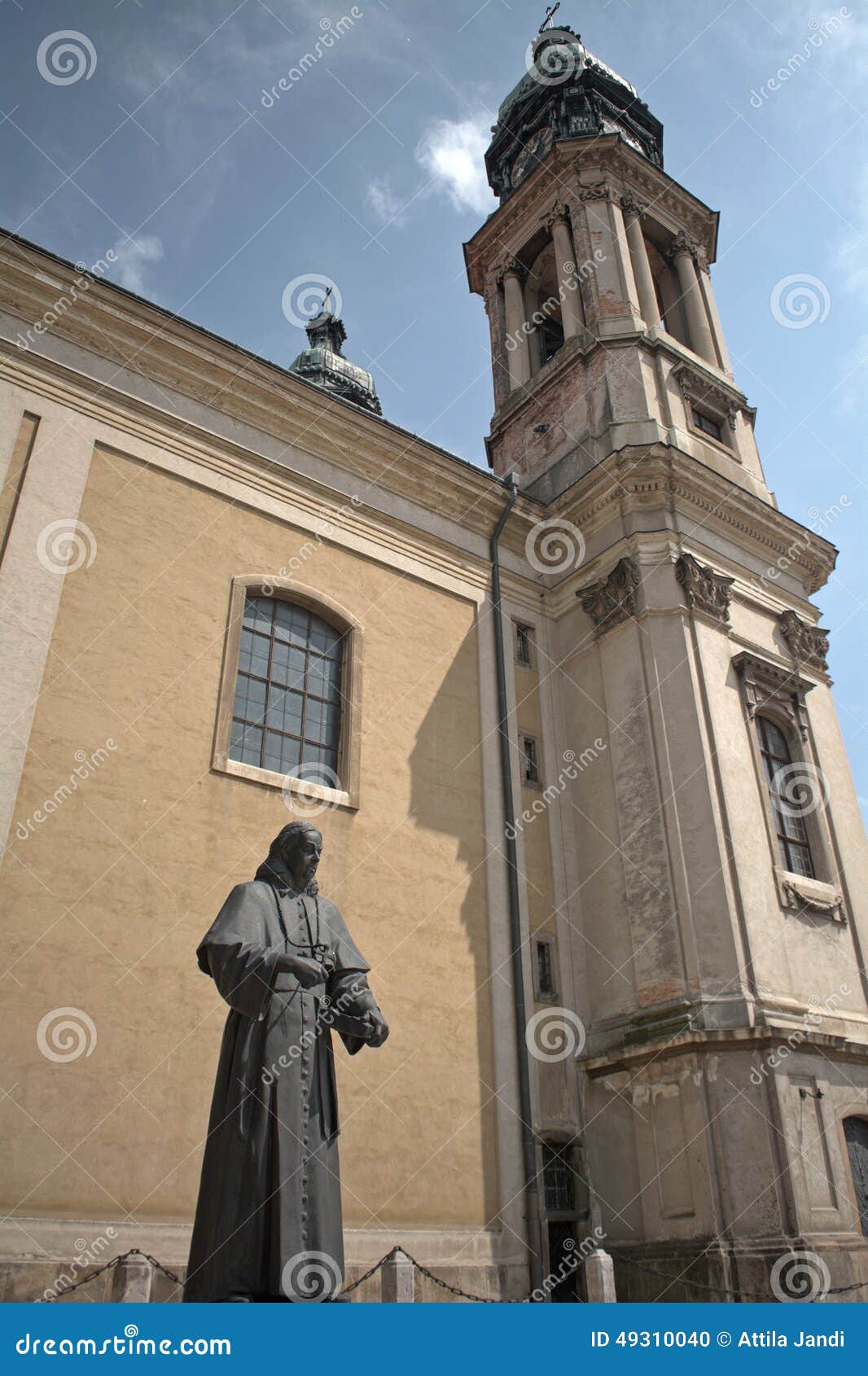 Church, Papa, Hungary stock photo. Image of angel, faith 49310040