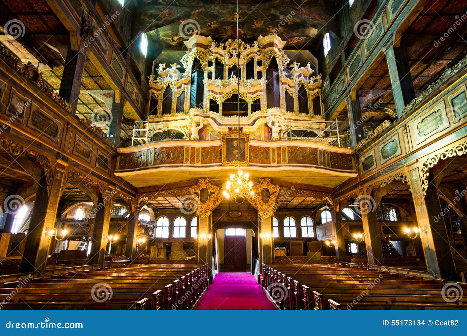 church-of-peace-in-swidnica-town-poland-editorial-stock-image-image