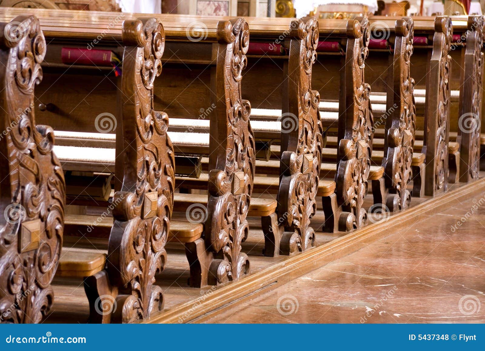 Church Pews stock photo. Image of baptist, symmetry, craft 5437348