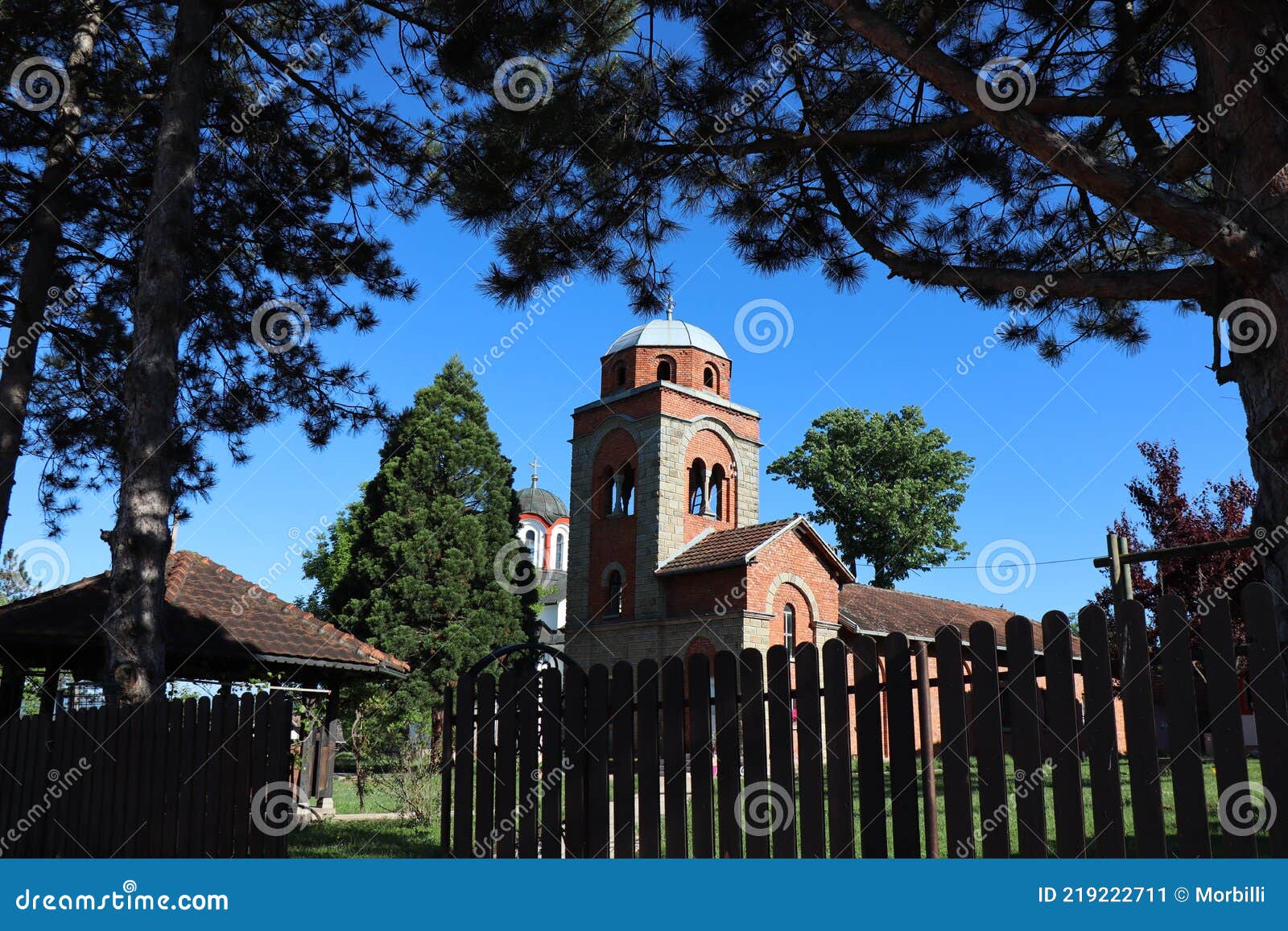 church of saint basil of ostrog in preljina, serbia