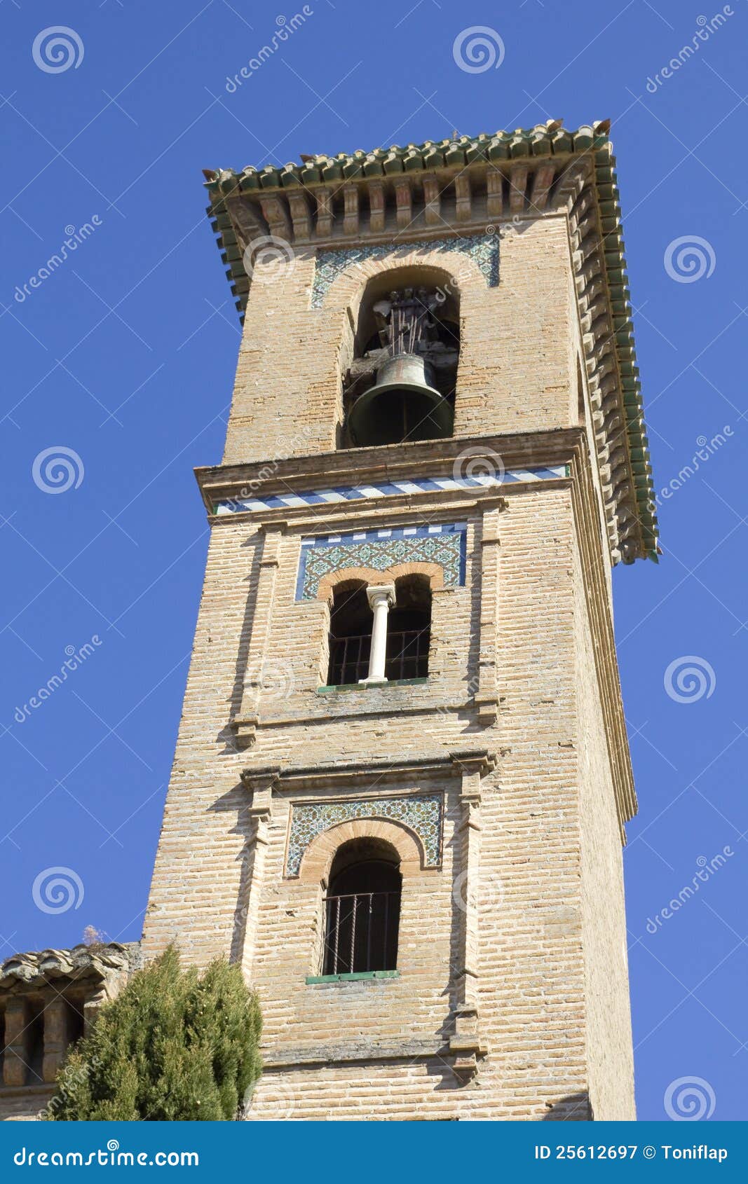 church of saint gil and saint anne in granada.