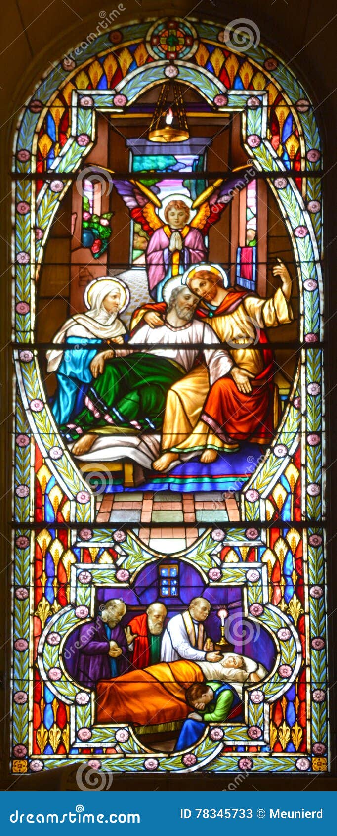 Church of Saint-Leon-de-Westmount Stained Glass Window Editorial Stock ...
